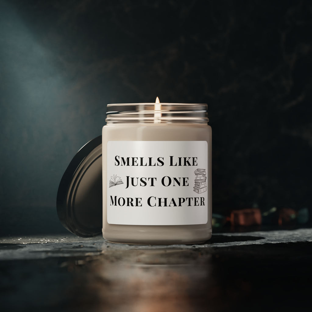 Scented Soy Candle - Smells Like Just One More Chapter | Relaxing Home Decor