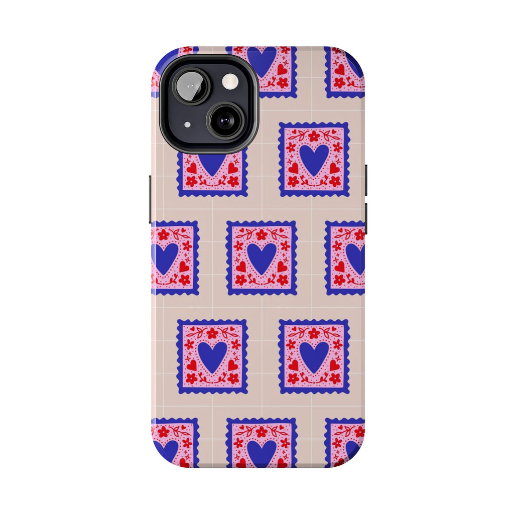 Heart Stamp Tough Phone Case