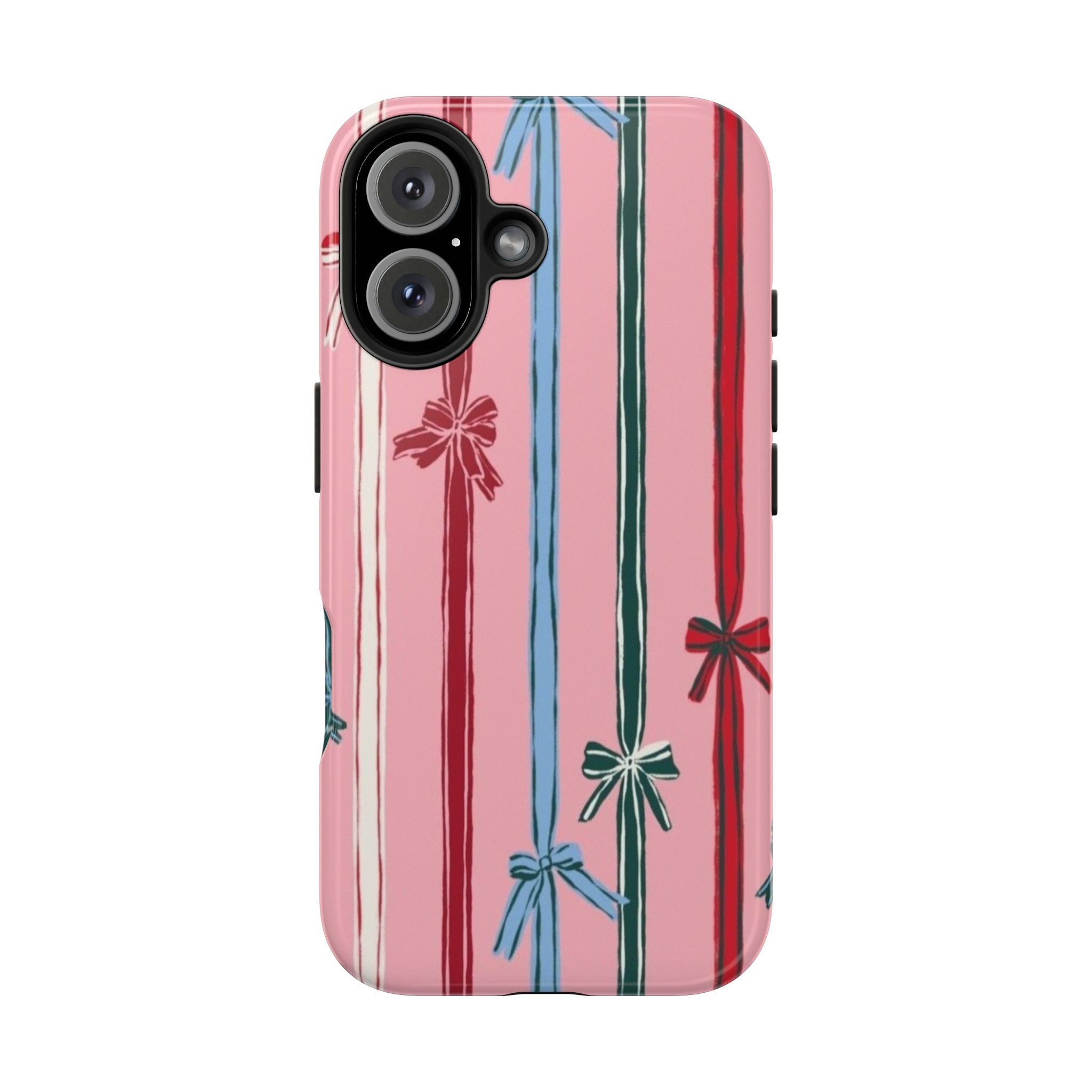 Holiday Bow Pattern Tough Phone Case
