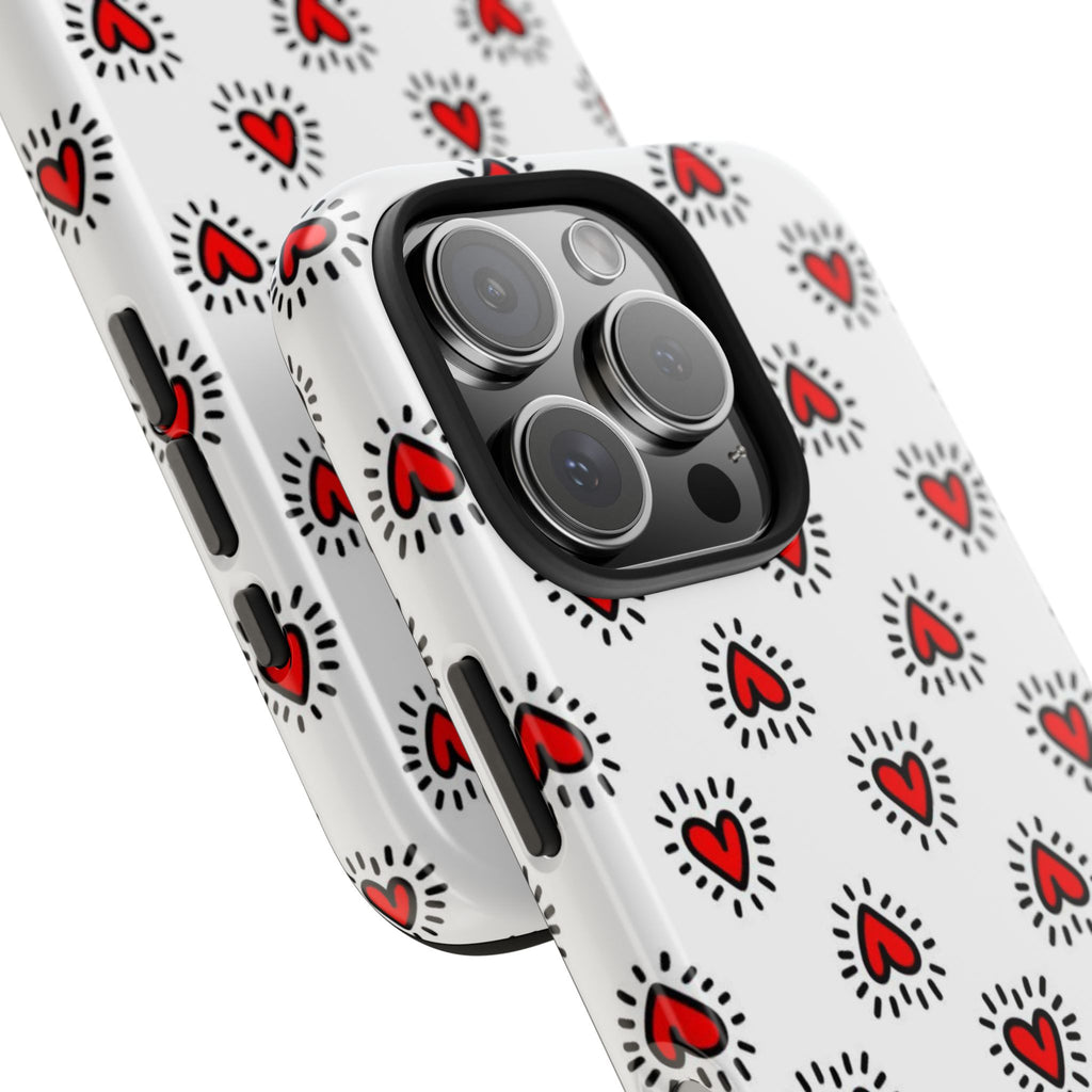 Heart Doodle Tough Phone Case