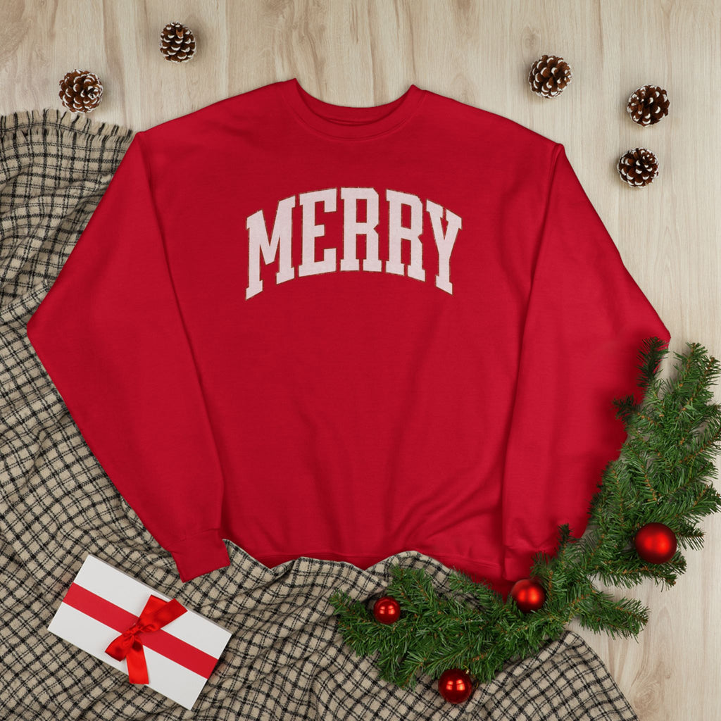 Merry Pink Crewneck Sweatshirt