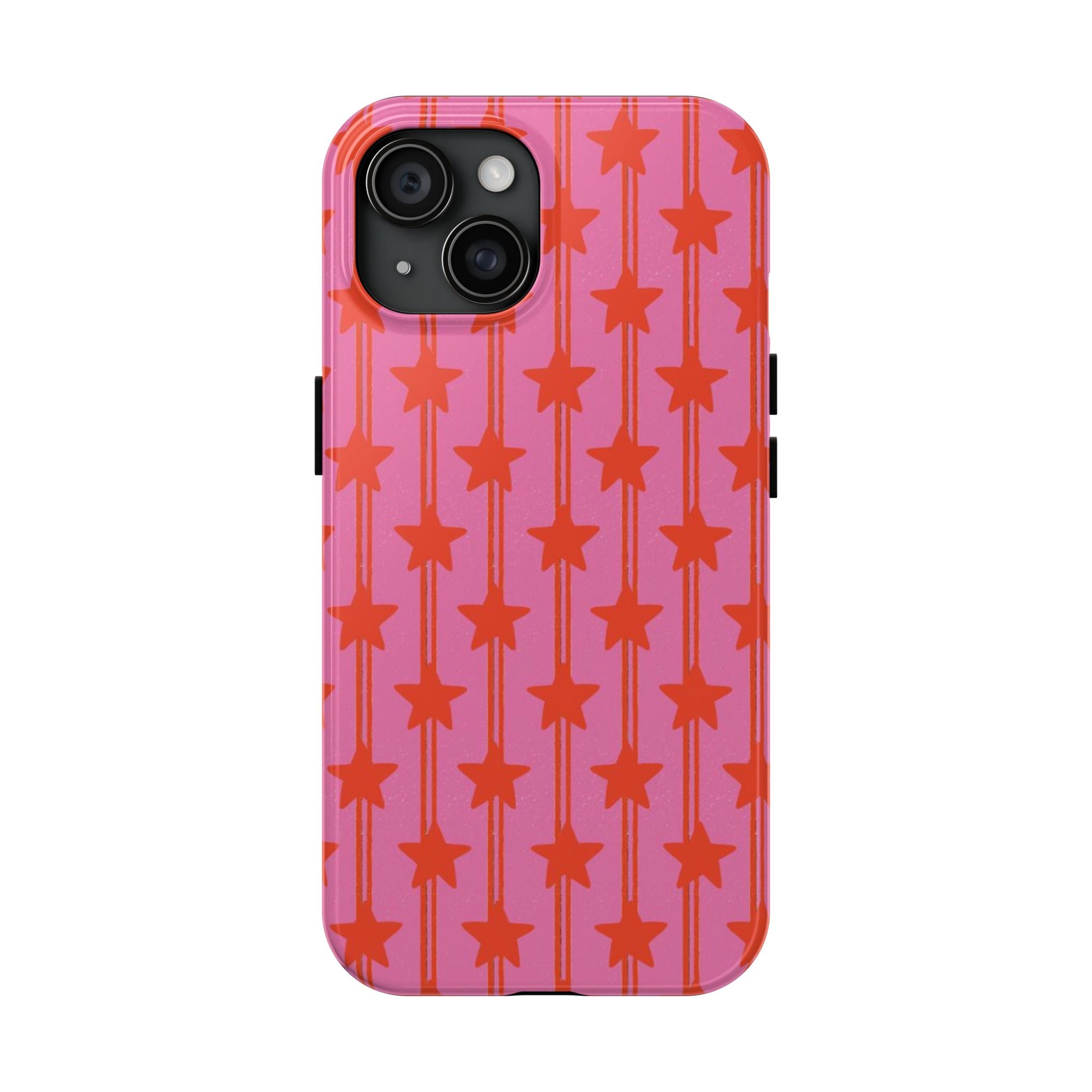 Pink Star Stripe Tough Phone Case