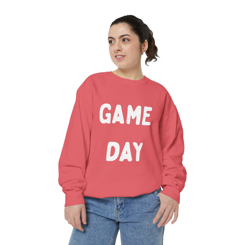 Game Day Unisex Garment-Dyed Sweatshirt