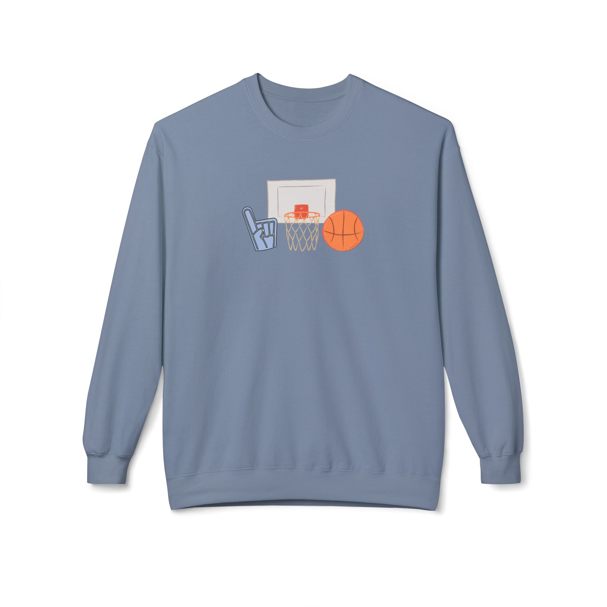 Basketball Fan Crewneck Sweatshirt - Unisex Softstyle Fleece