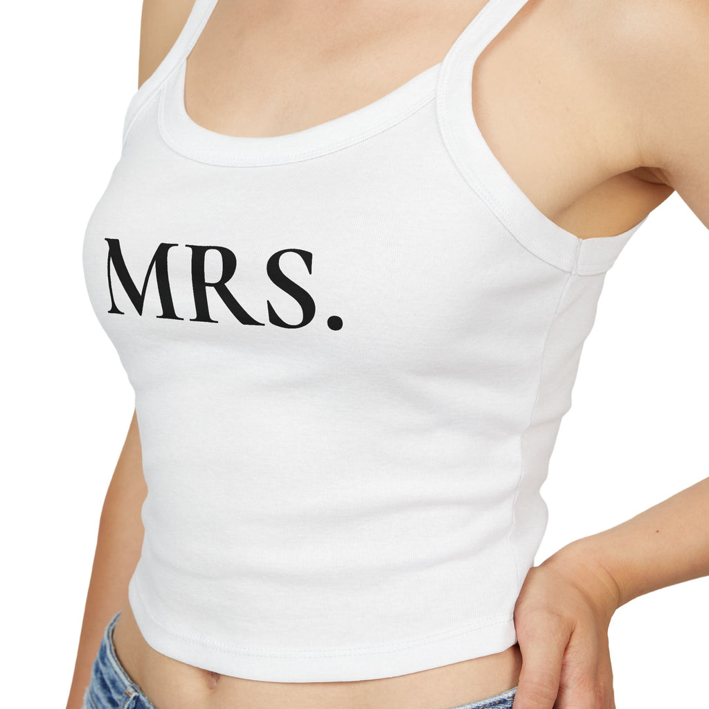 Mrs. Spaghetti Strap Tank Top