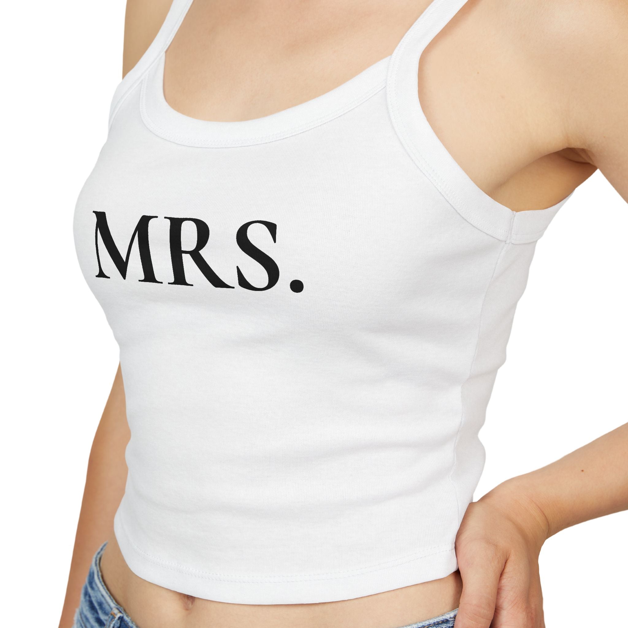 Mrs. Spaghetti Strap Tank Top