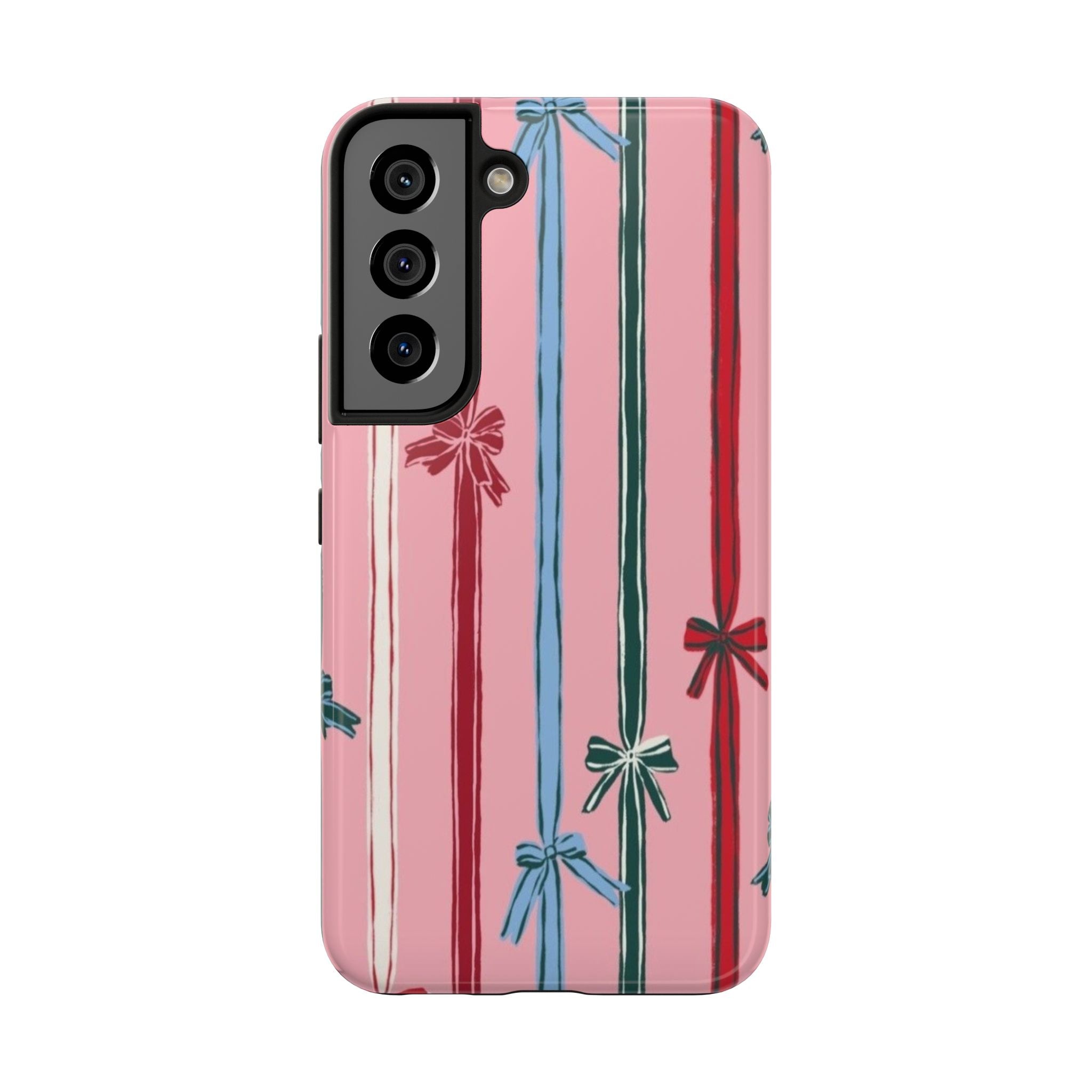 Holiday Bow Pattern Tough Phone Case