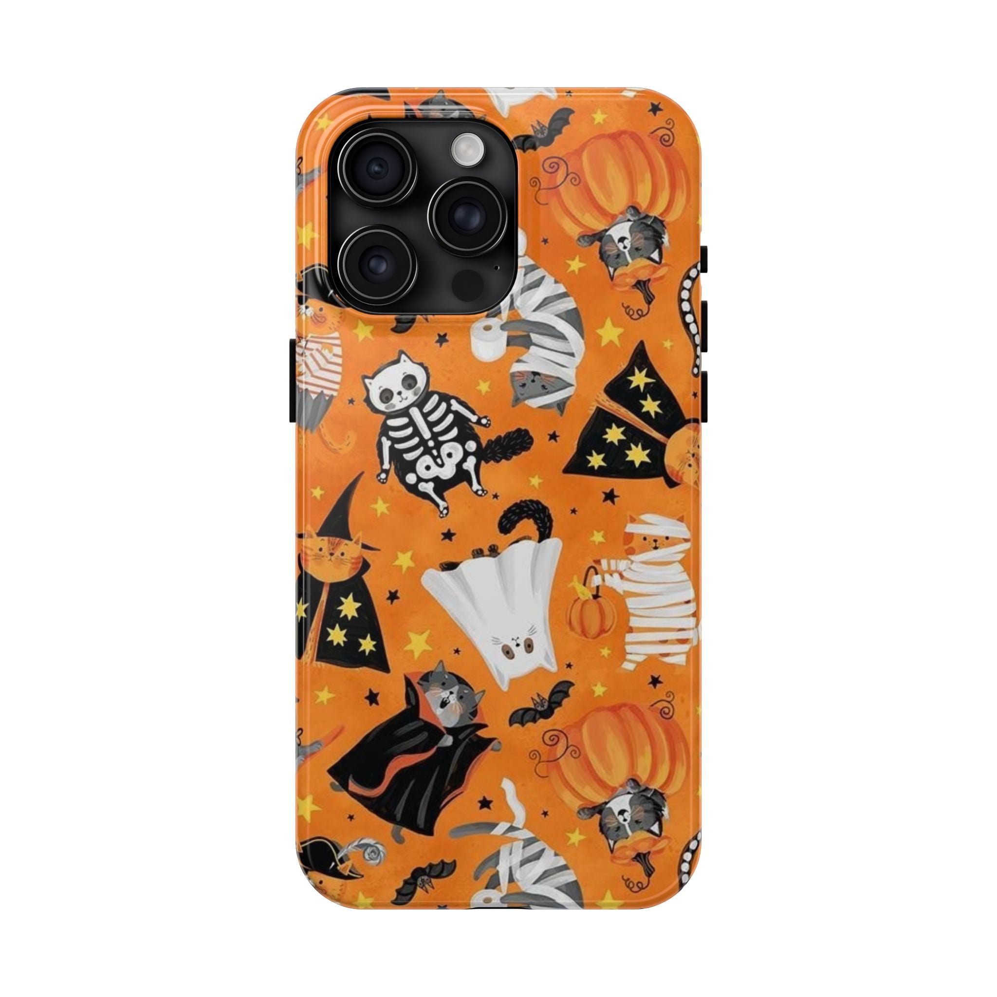 Spooky-Cat Halloween Tough Phone Case
