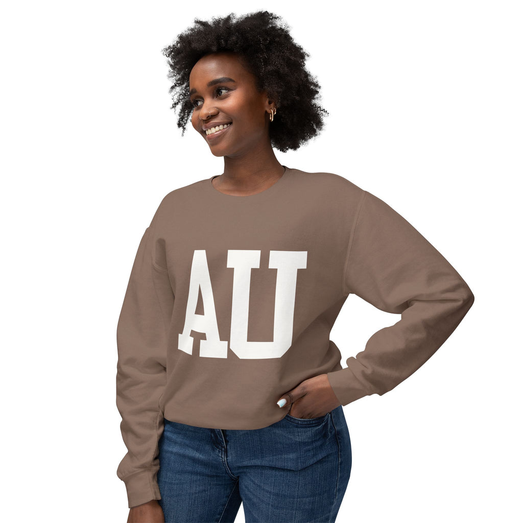 Unisex Lightweight Crewneck Sweatshirt - Cozy Fall Fashion, Perfect for Casual Outings, Gifts for Students, AU College Apparel, [...]