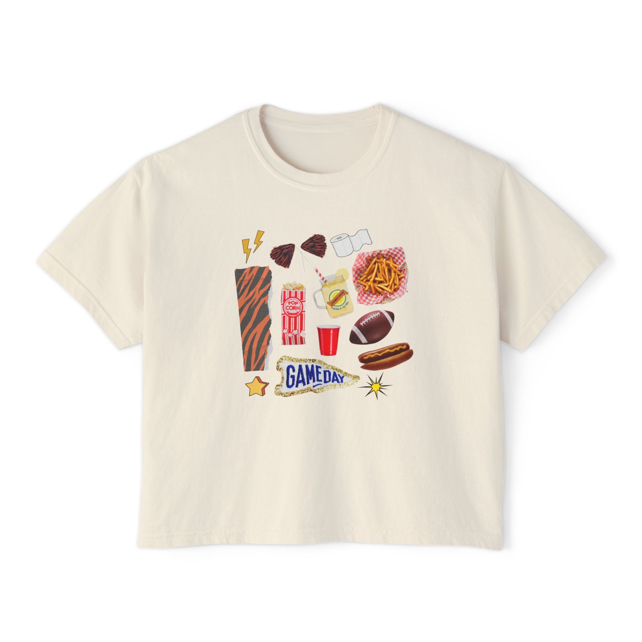 Game Day Charm Women's Boxy Tee