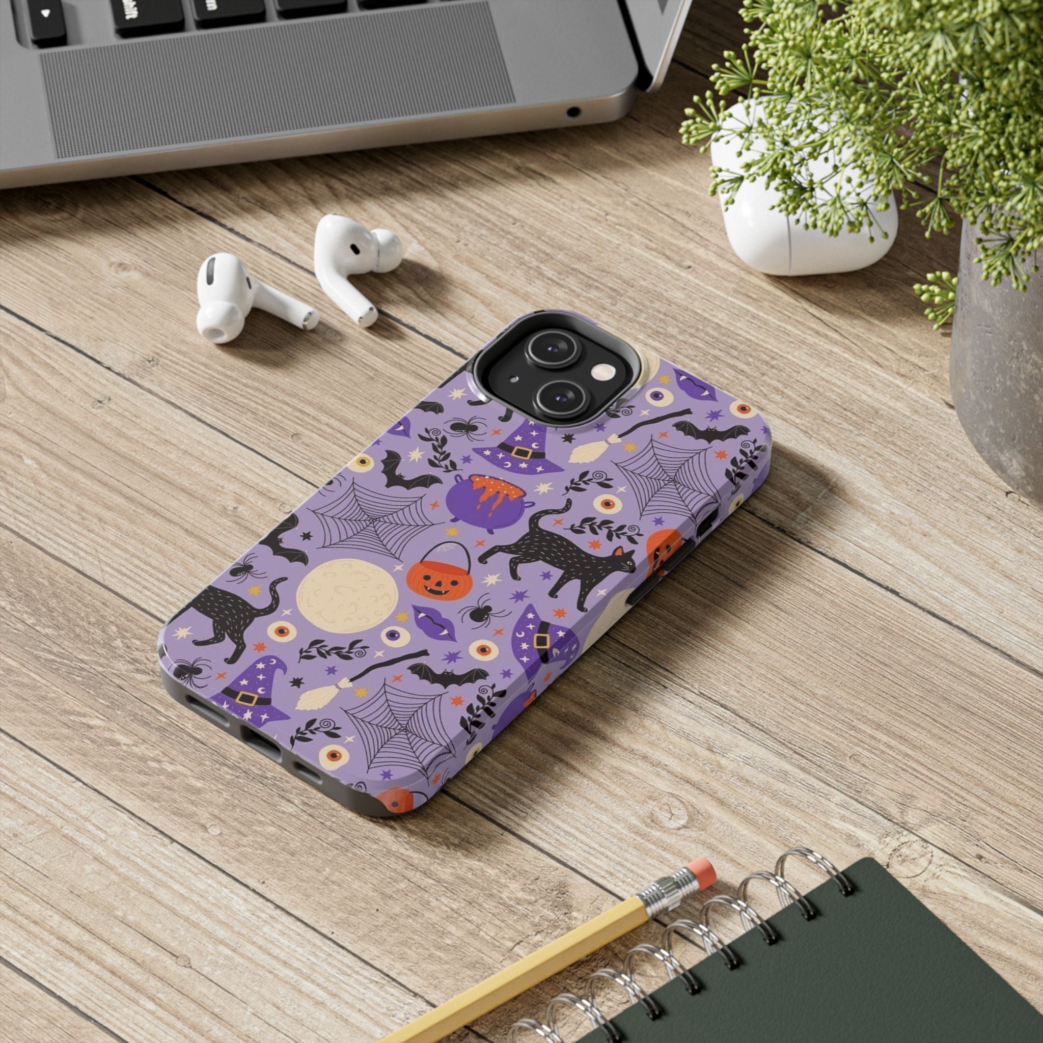 Witchy Cat Tough Phone Case