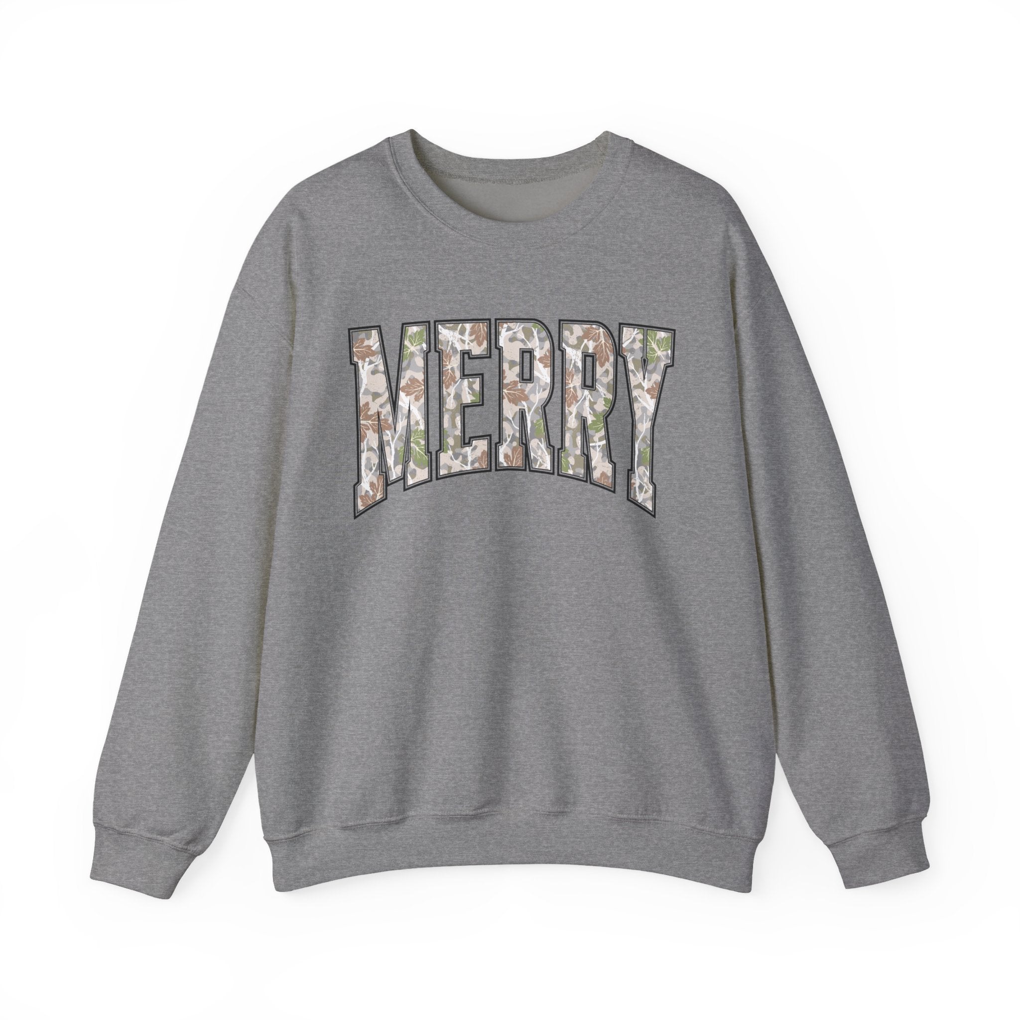 Merry Floral Crewneck Sweatshirt for the Holidays