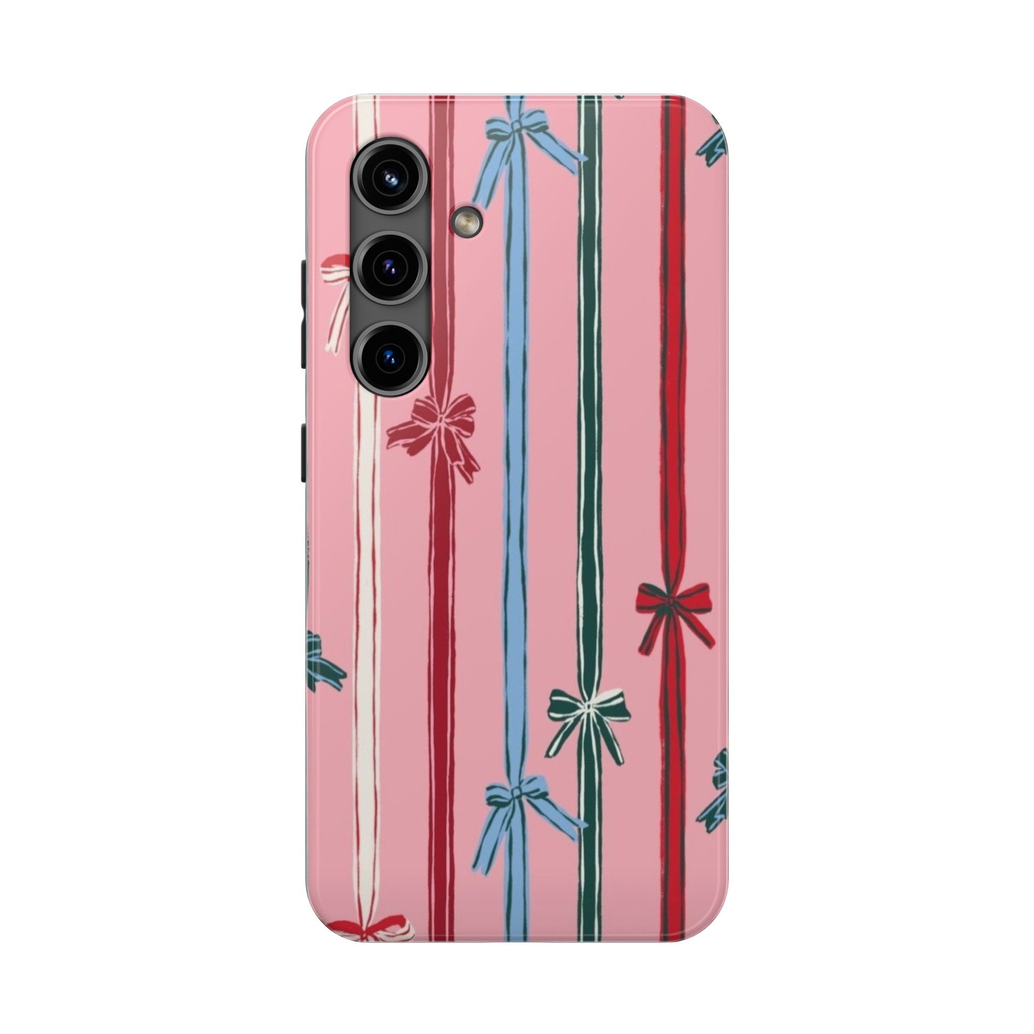 Holiday Bow Pattern Tough Phone Case