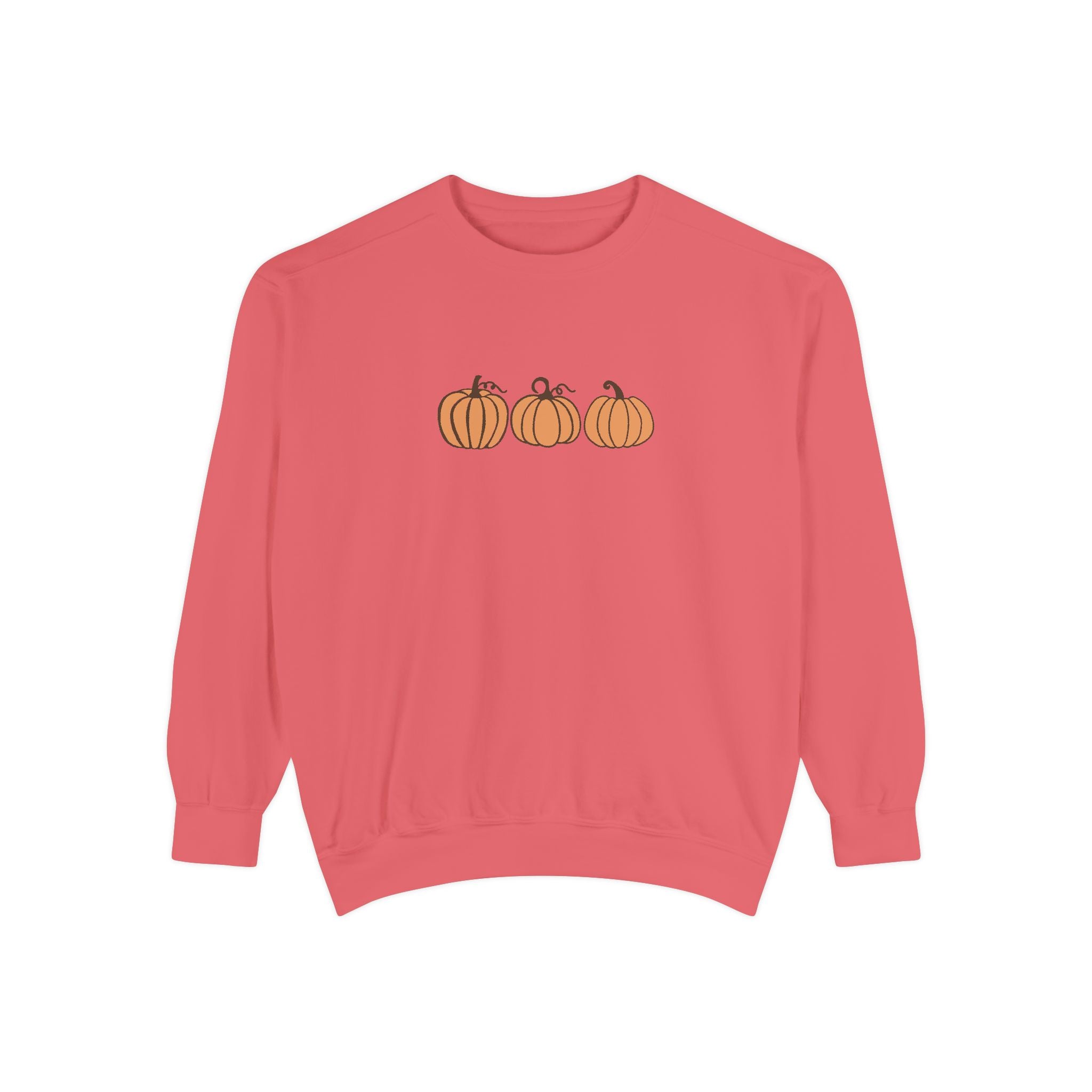 Unisex Pumpkin Garment-Dyed Sweatshirt