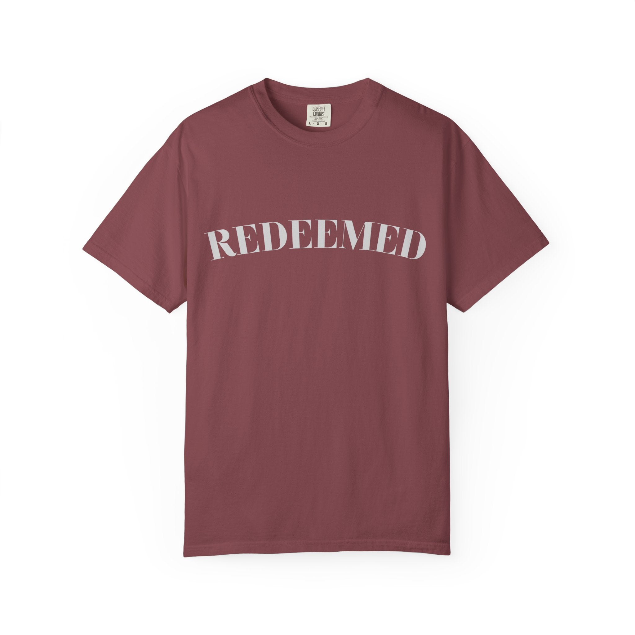 Redeemed Garment-Dyed T-Shirt, Christian Apparel