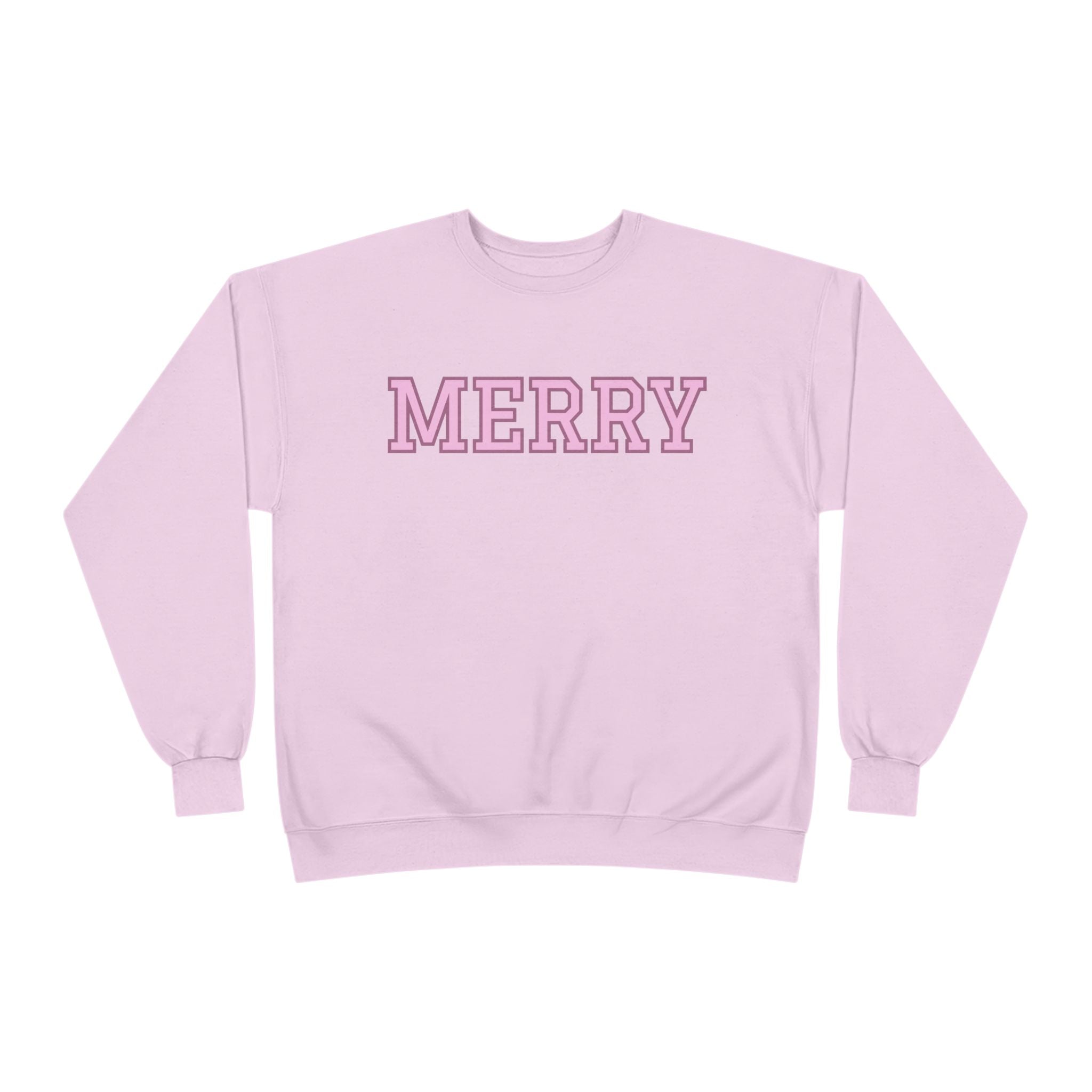 Merry Holiday Eco-Friendly Crewneck Sweatshirt