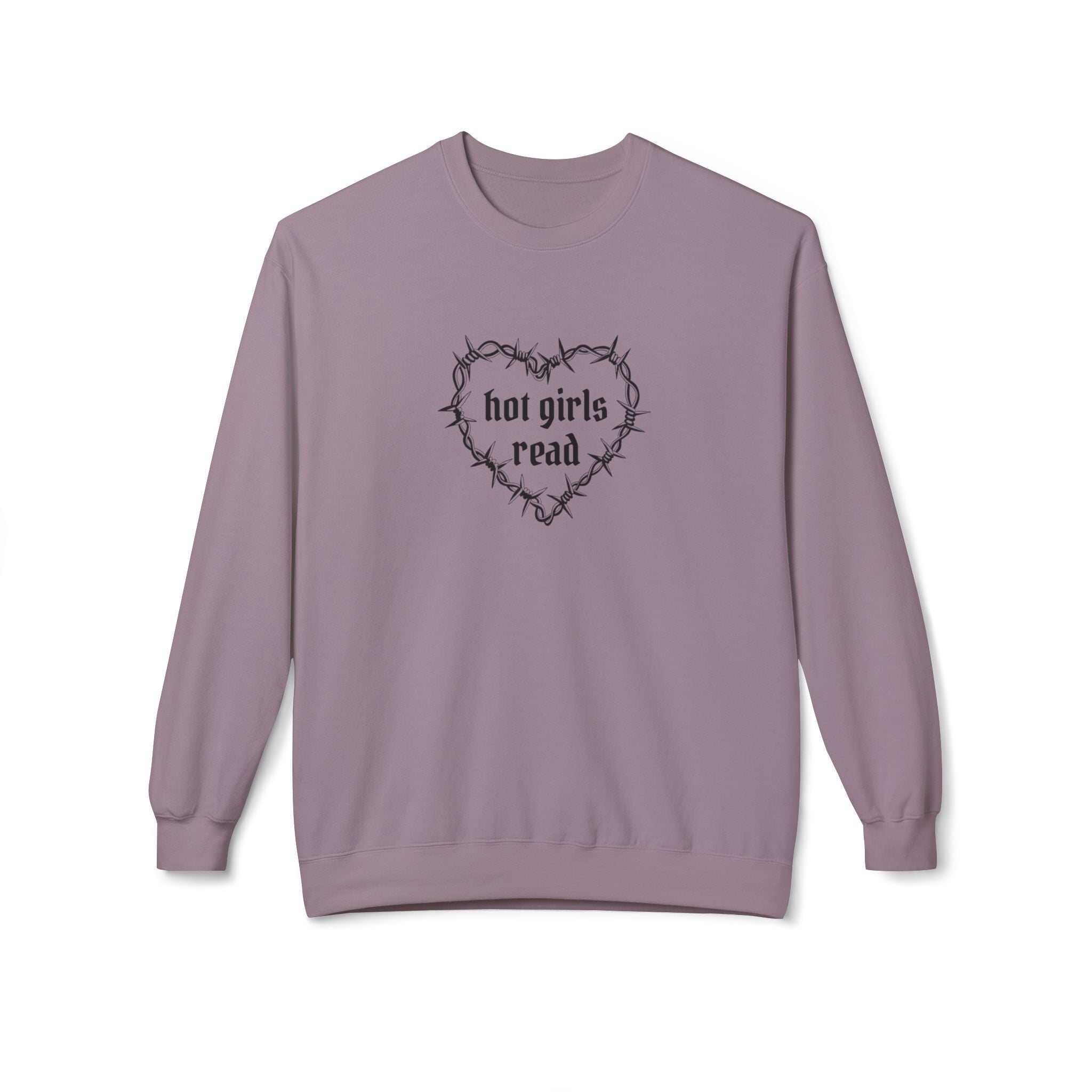 Hot Girls Read Crewneck Sweatshirt
