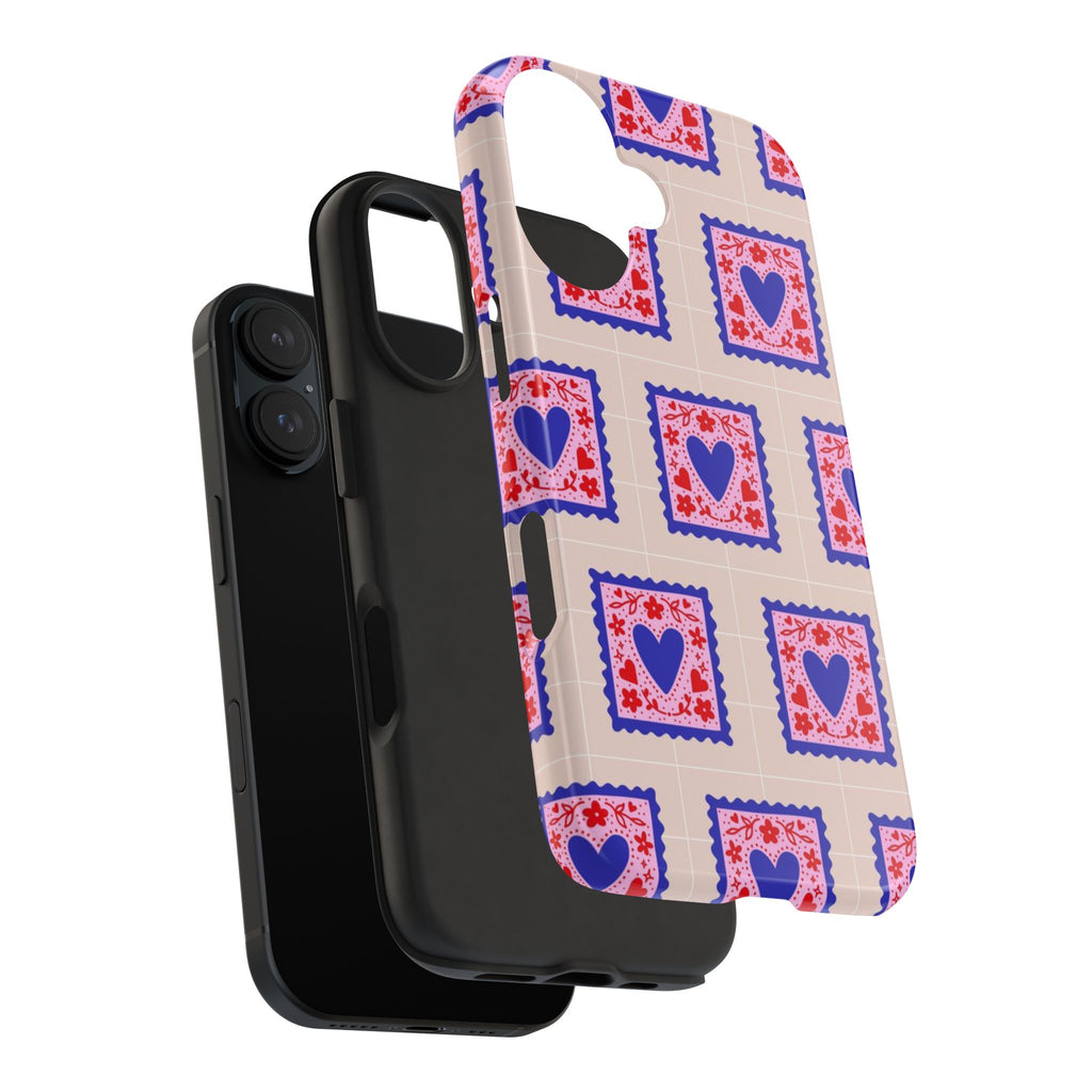 Heart Stamp Tough Phone Case