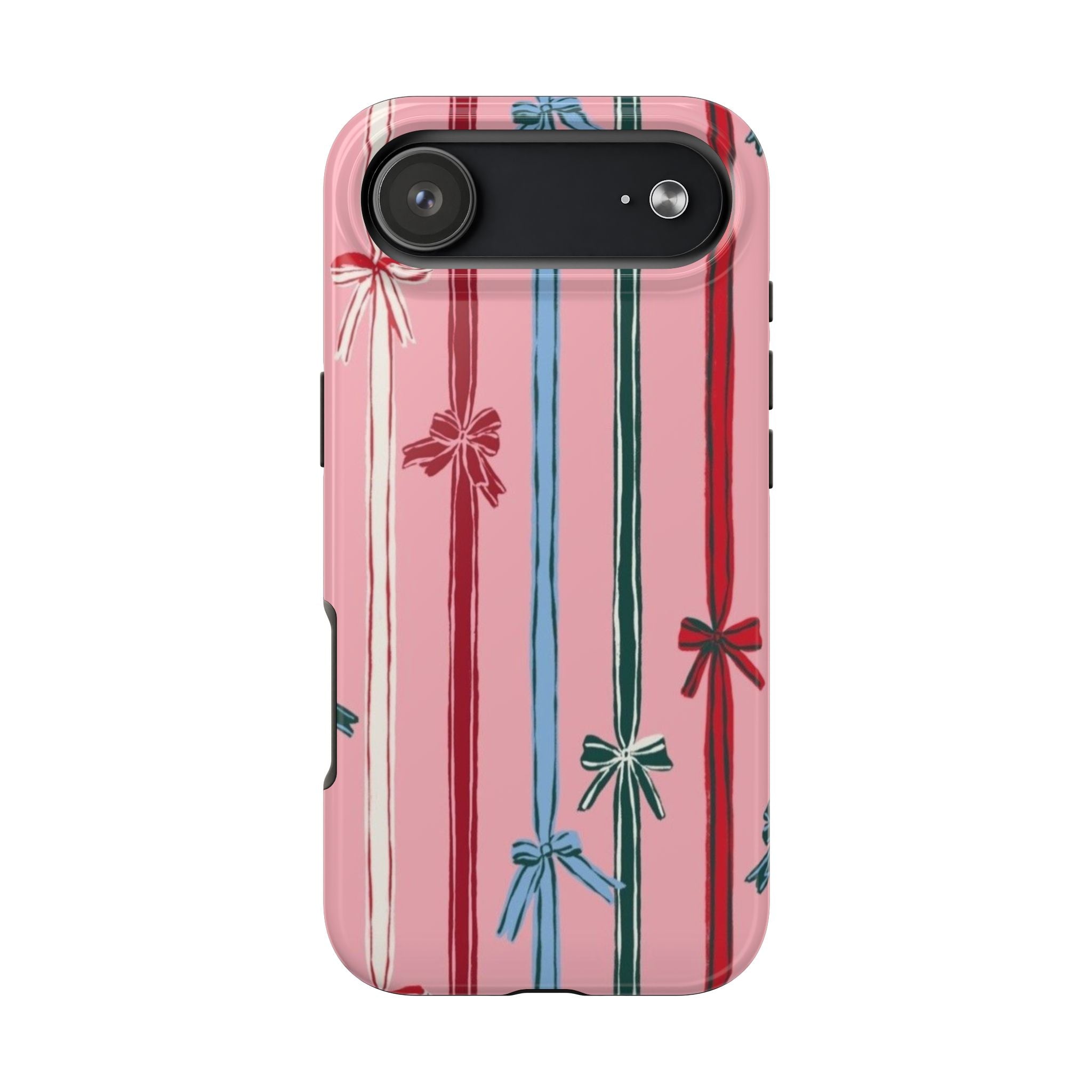 Holiday Bow Pattern Tough Phone Case
