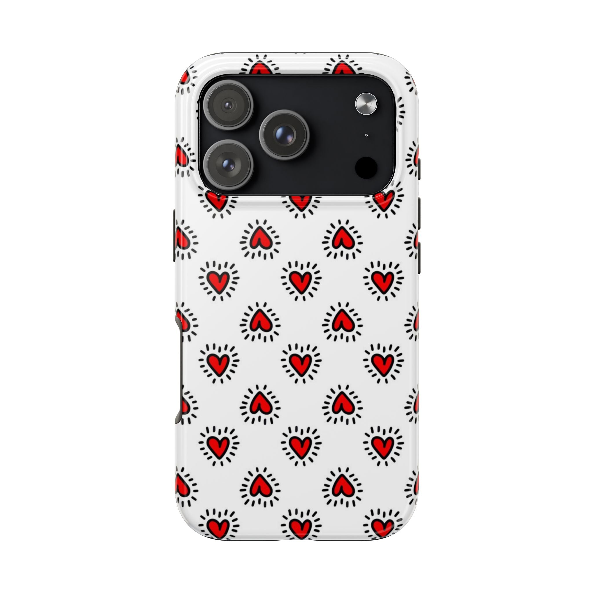 Heart Doodle Tough Phone Case