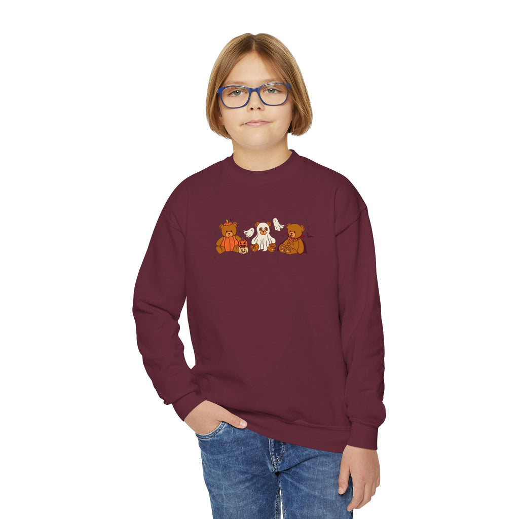Cozy Bear Family Youth Crewneck Sweatshirt