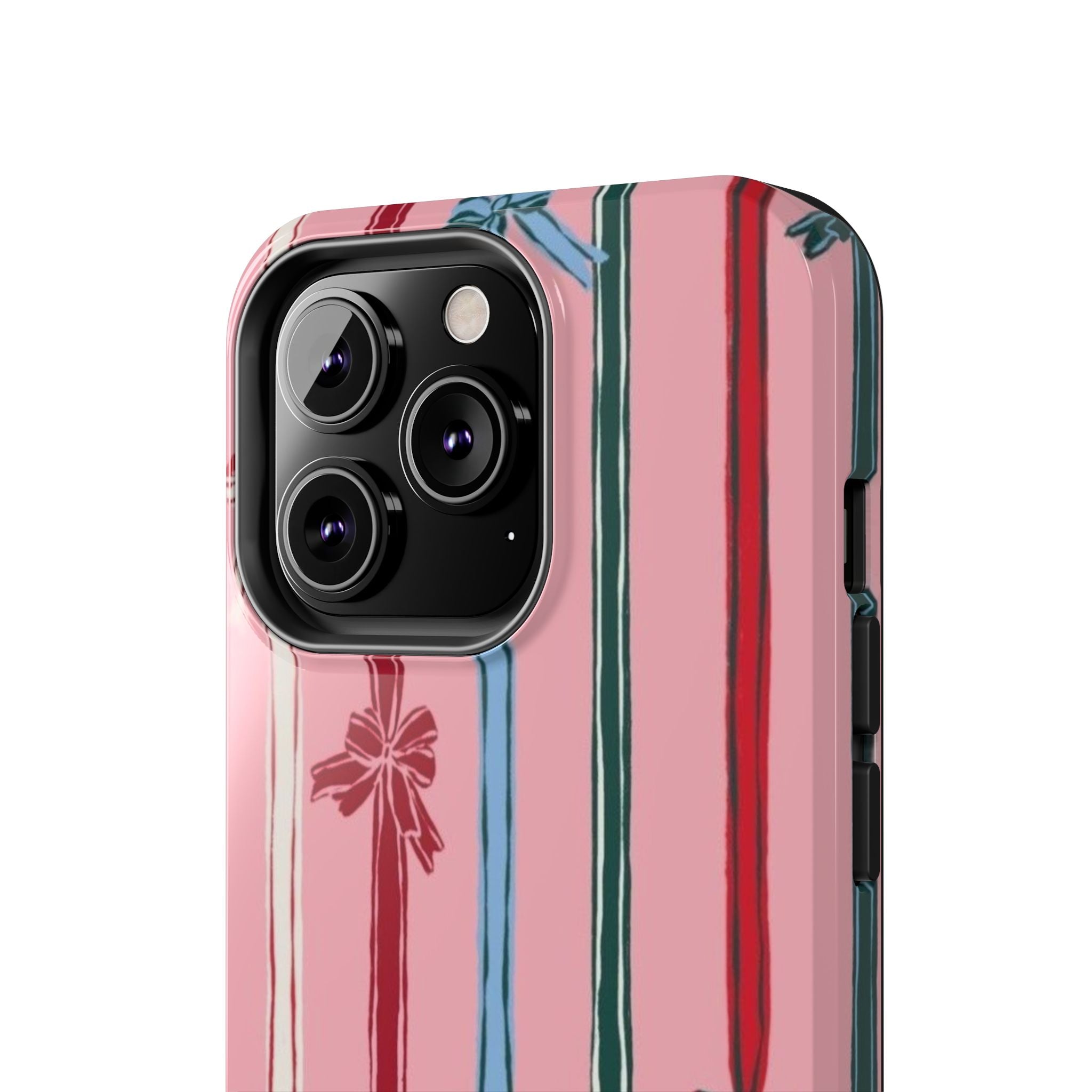 Holiday Bow Pattern Tough Phone Case