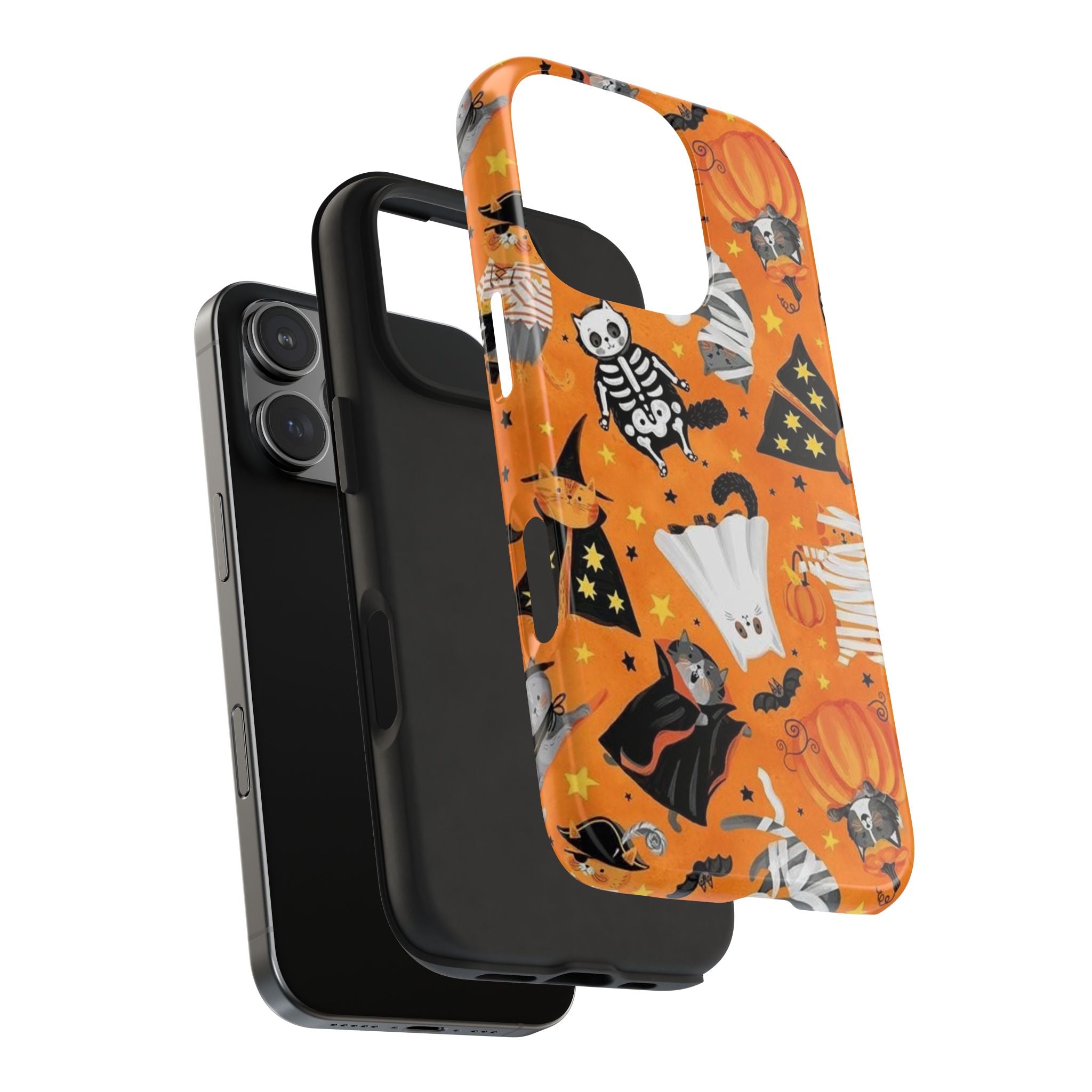 Spooky-Cat Halloween Tough Phone Case