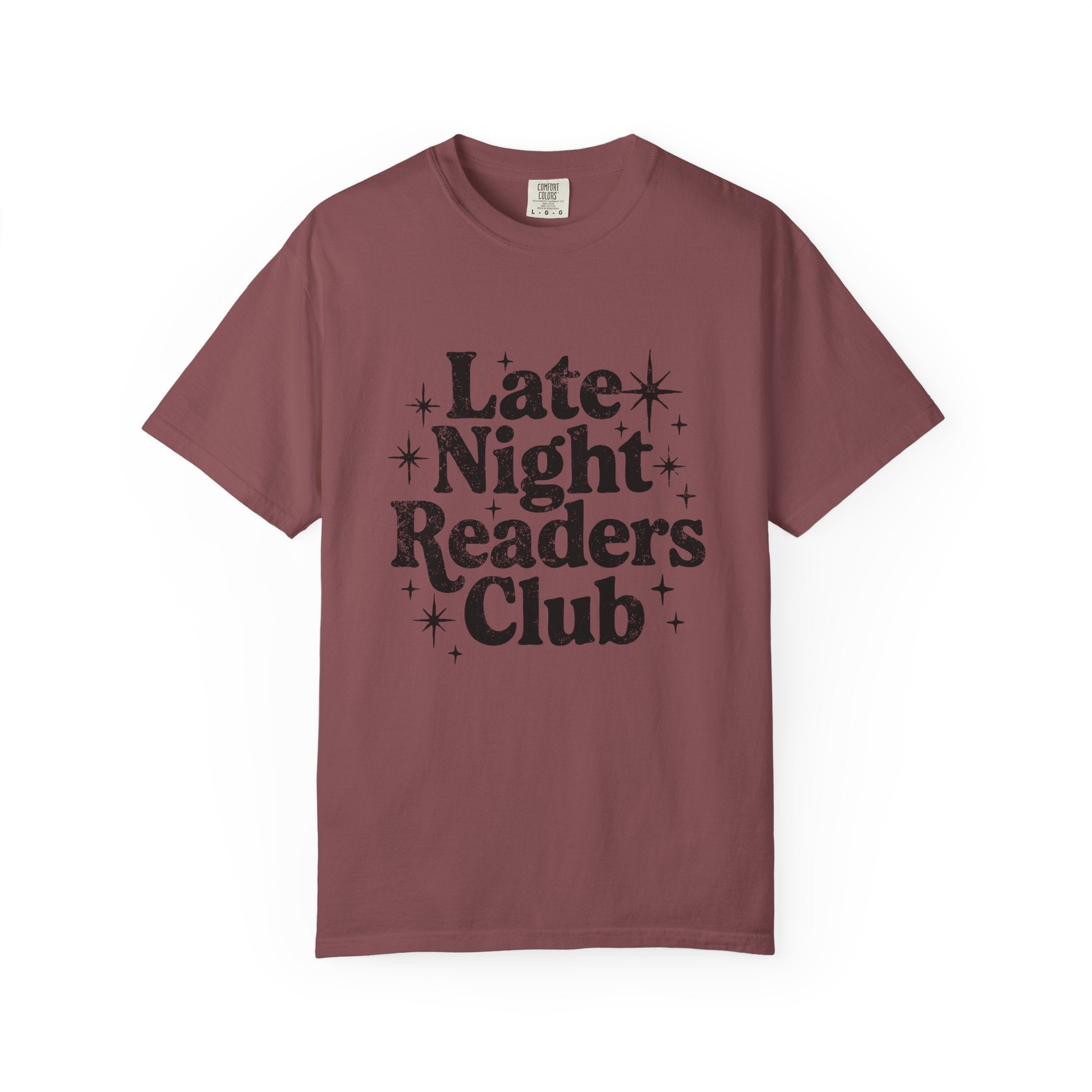 Late Night Readers Club Unisex T-Shirt | Cozy Book Lover's Tee for Night Owls, Perfect Gift for Readers & Bookworms