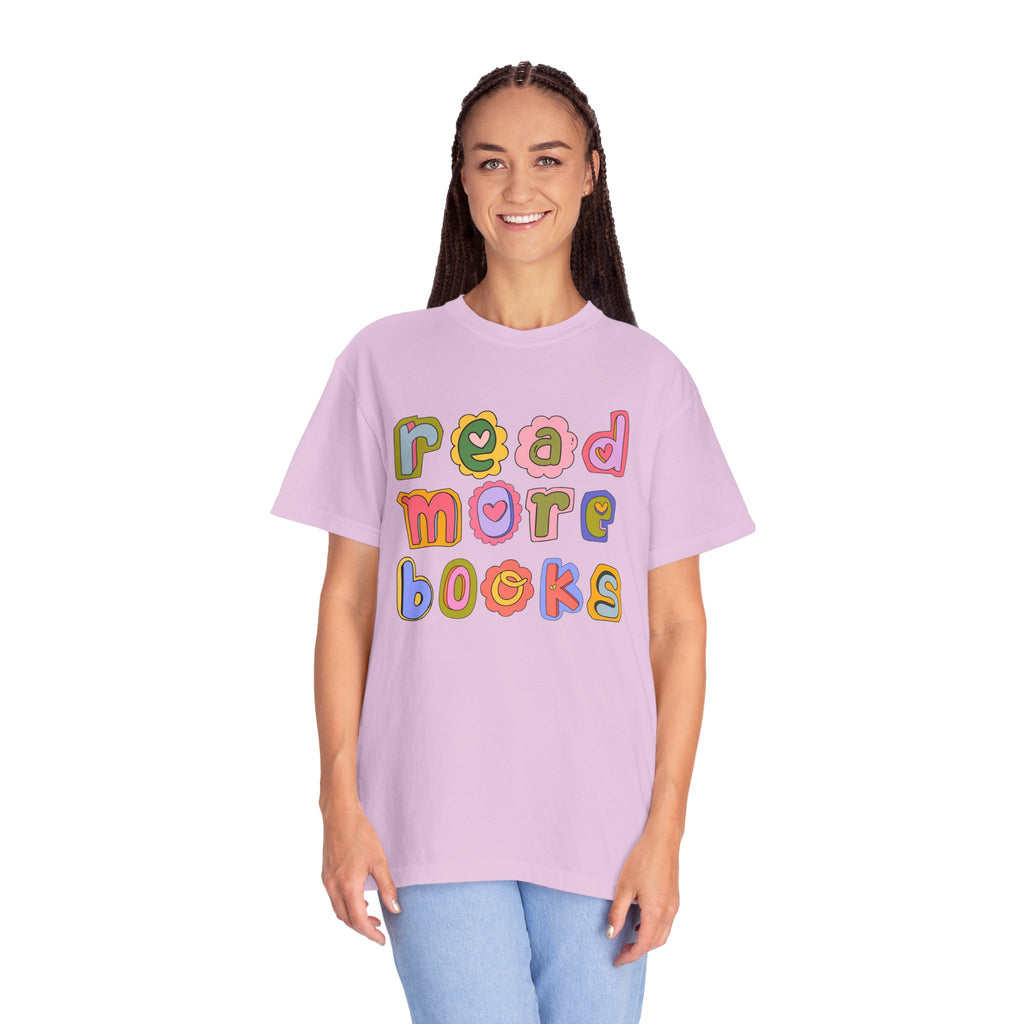 Colorful Read More Books T-Shirt