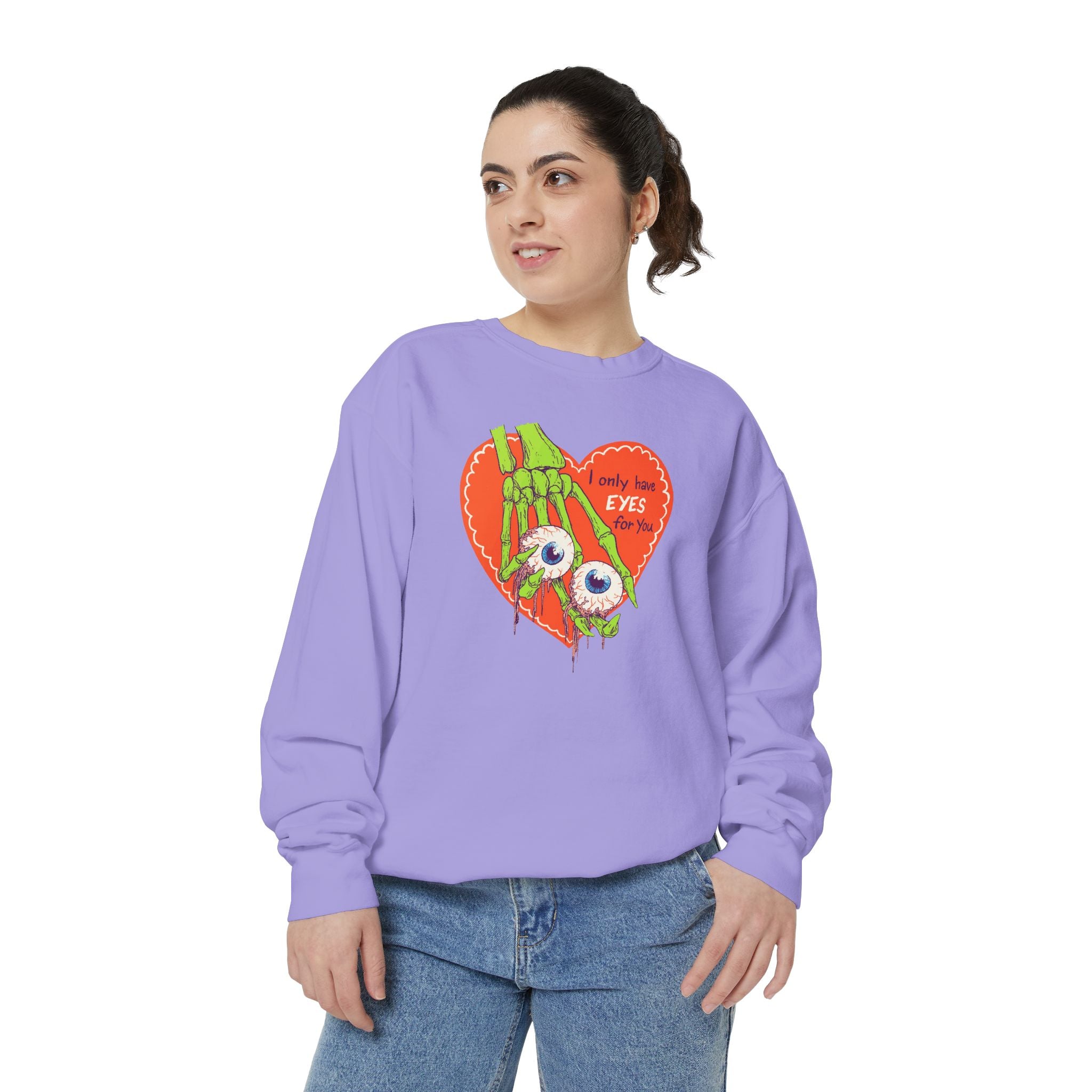 Zombie Hand Heart Sweatshirt