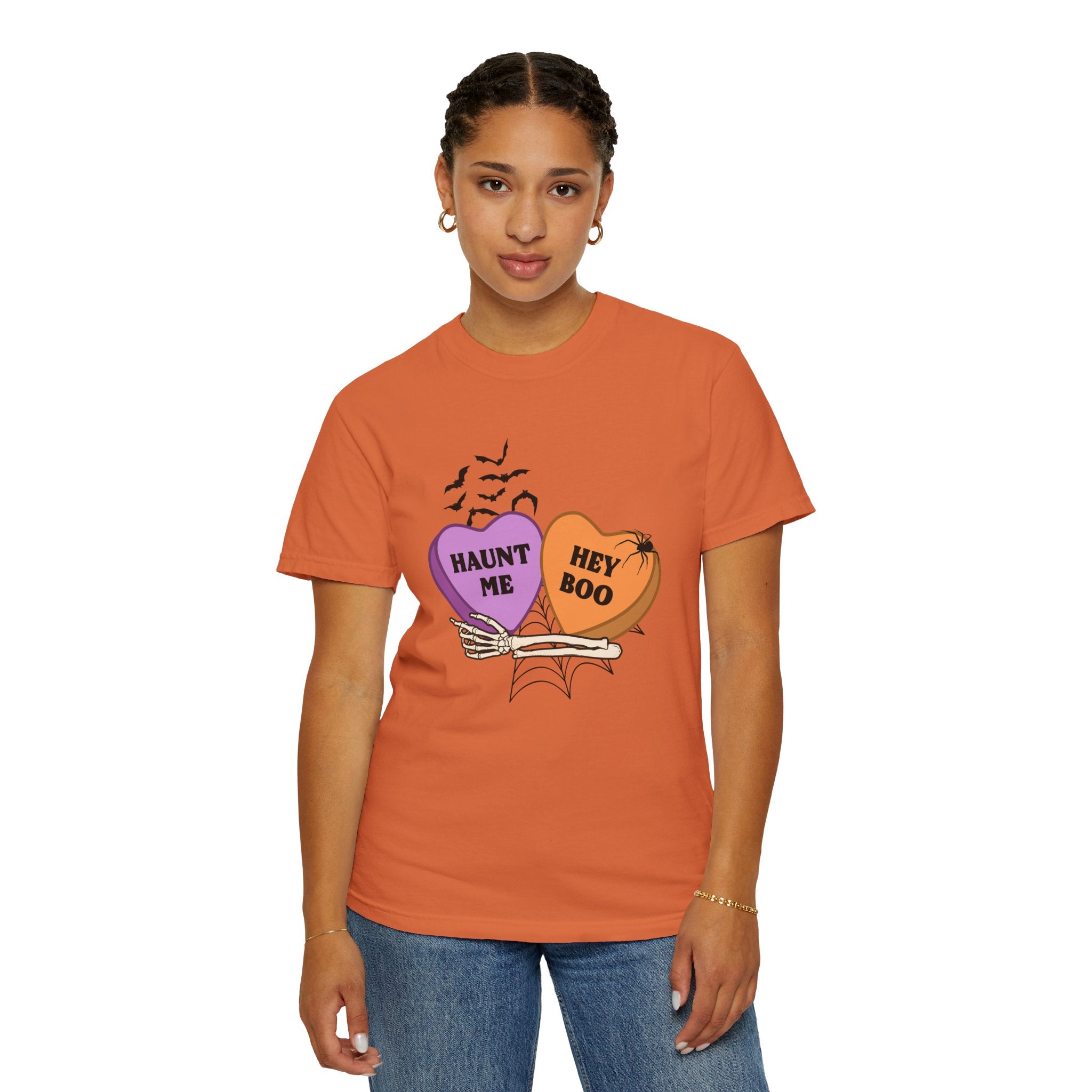 Comfort Color Halloween Candy Heart T-Shirt