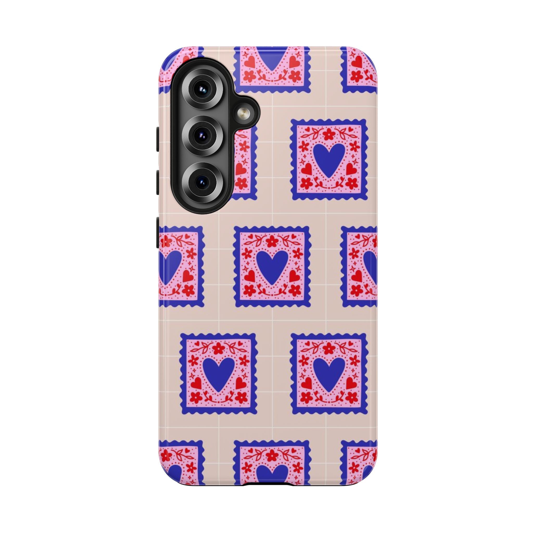 Heart Stamp Tough Phone Case