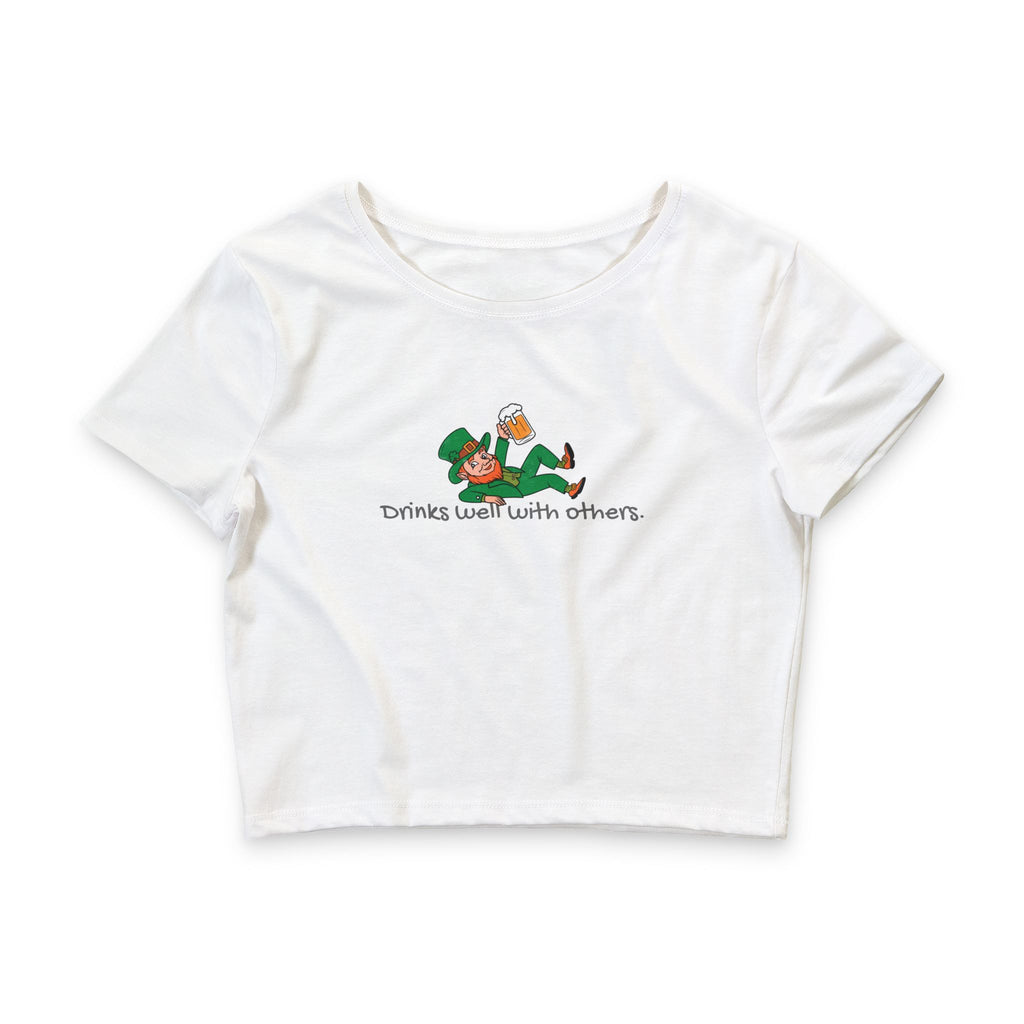 Drinks Well With Others Baby Tee