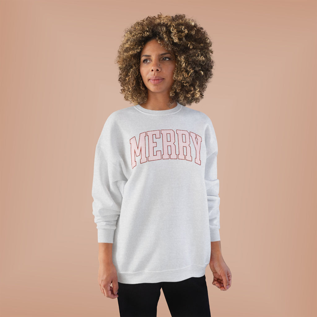 Merry Pink Crewneck Sweatshirt