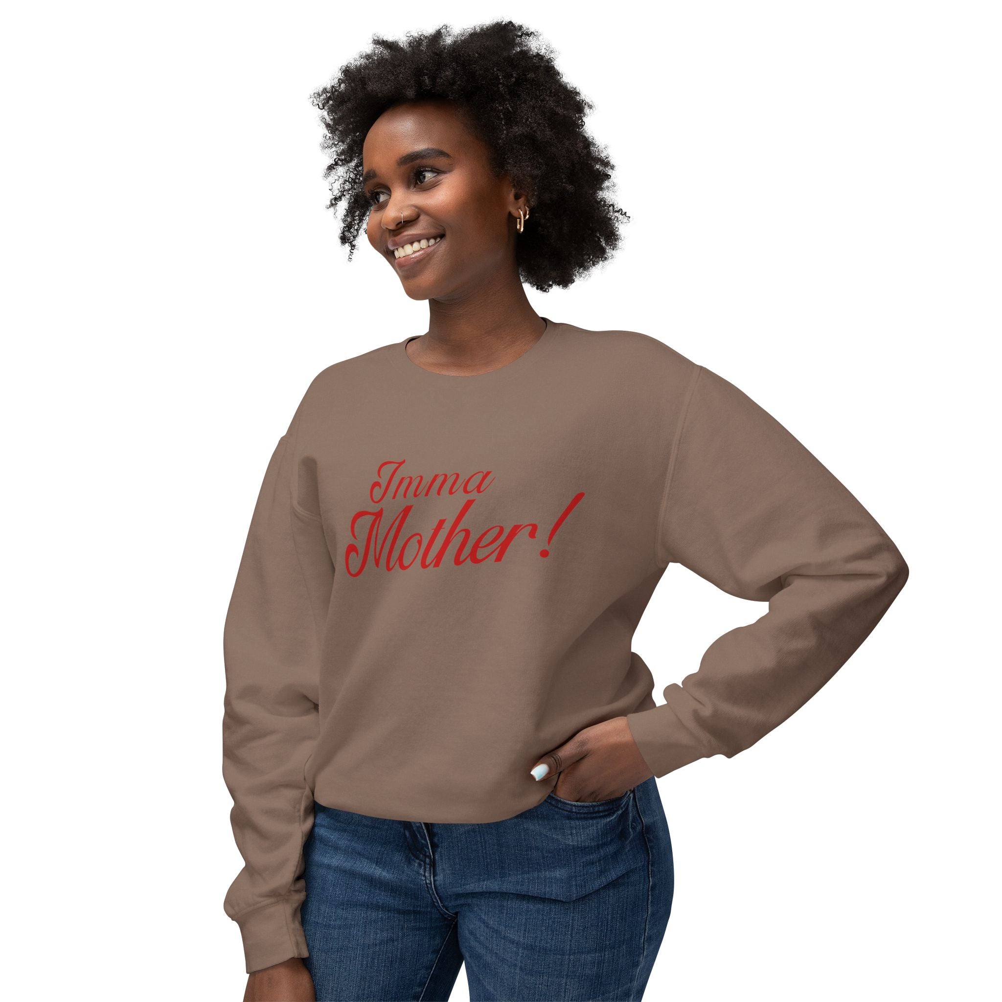 Imma Mother Lightweight Crewneck Sweatshirt