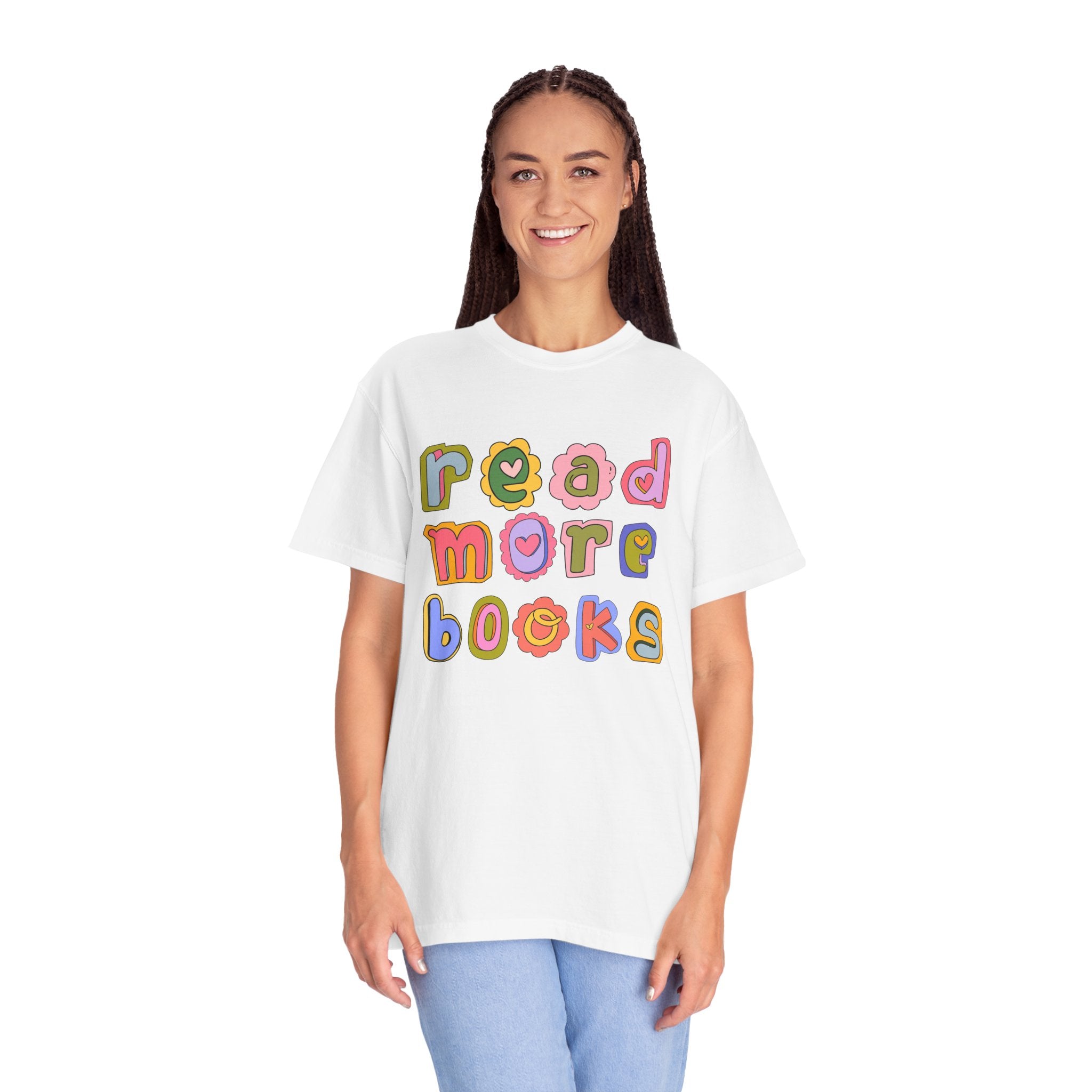 Colorful Read More Books T-Shirt