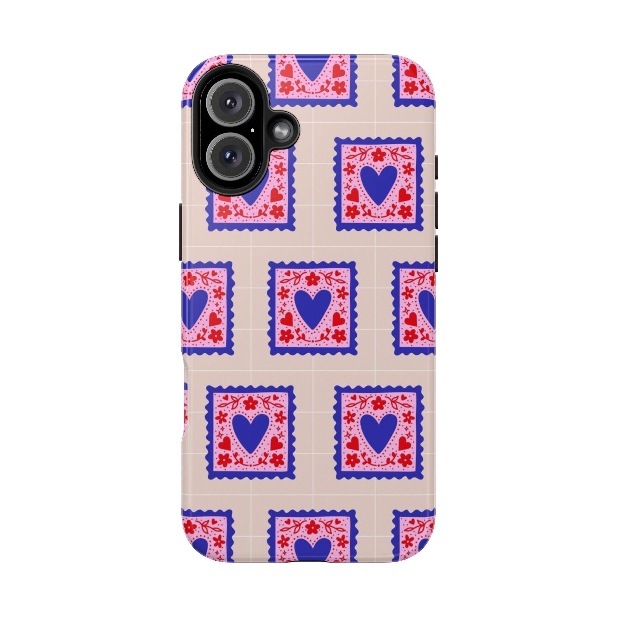 Heart Stamp Tough Phone Case