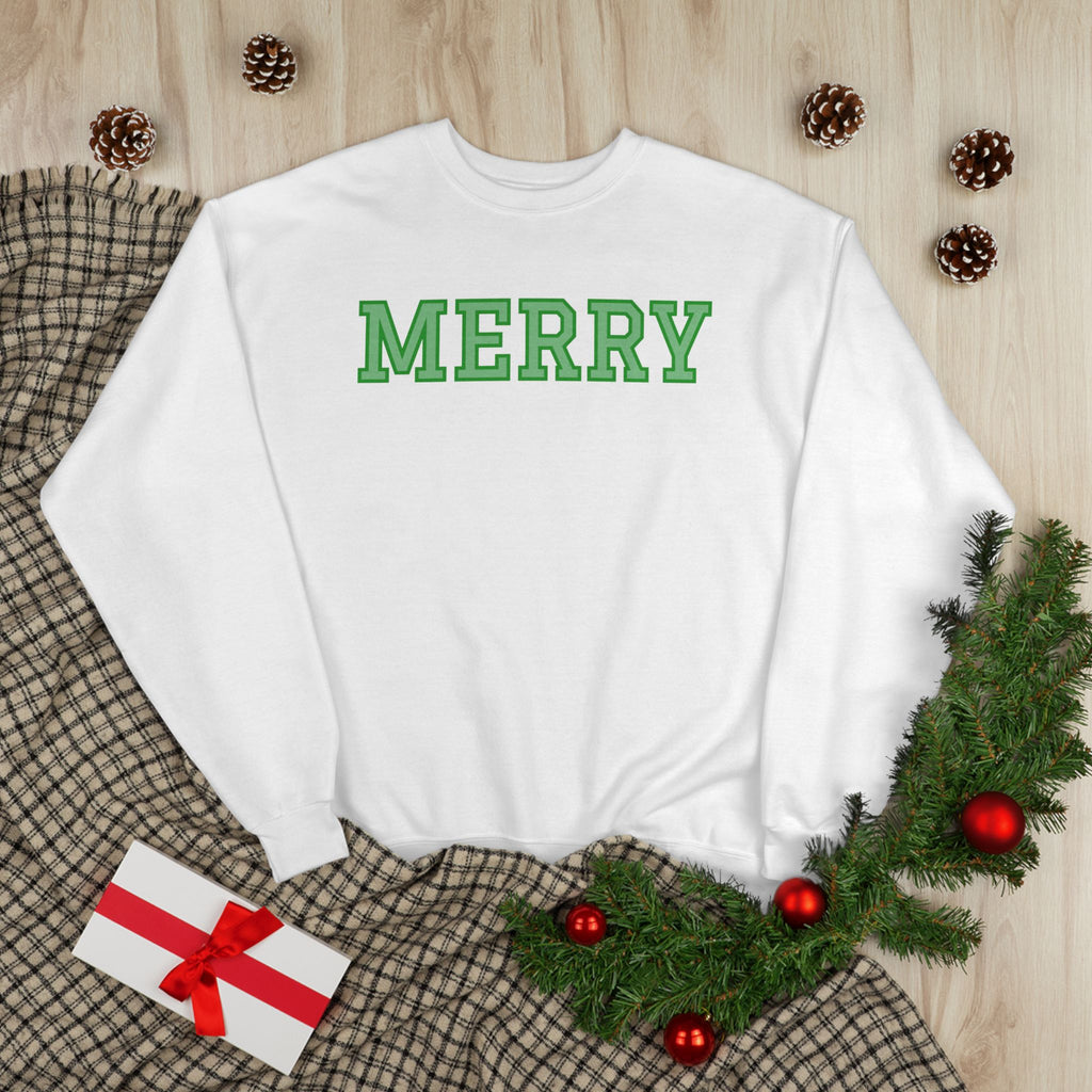 Merry Eco-Friendly Crewneck Sweatshirt