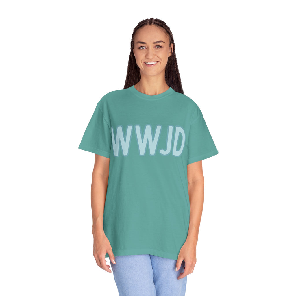 WWJD Unisex Garment-Dyed T-Shirt