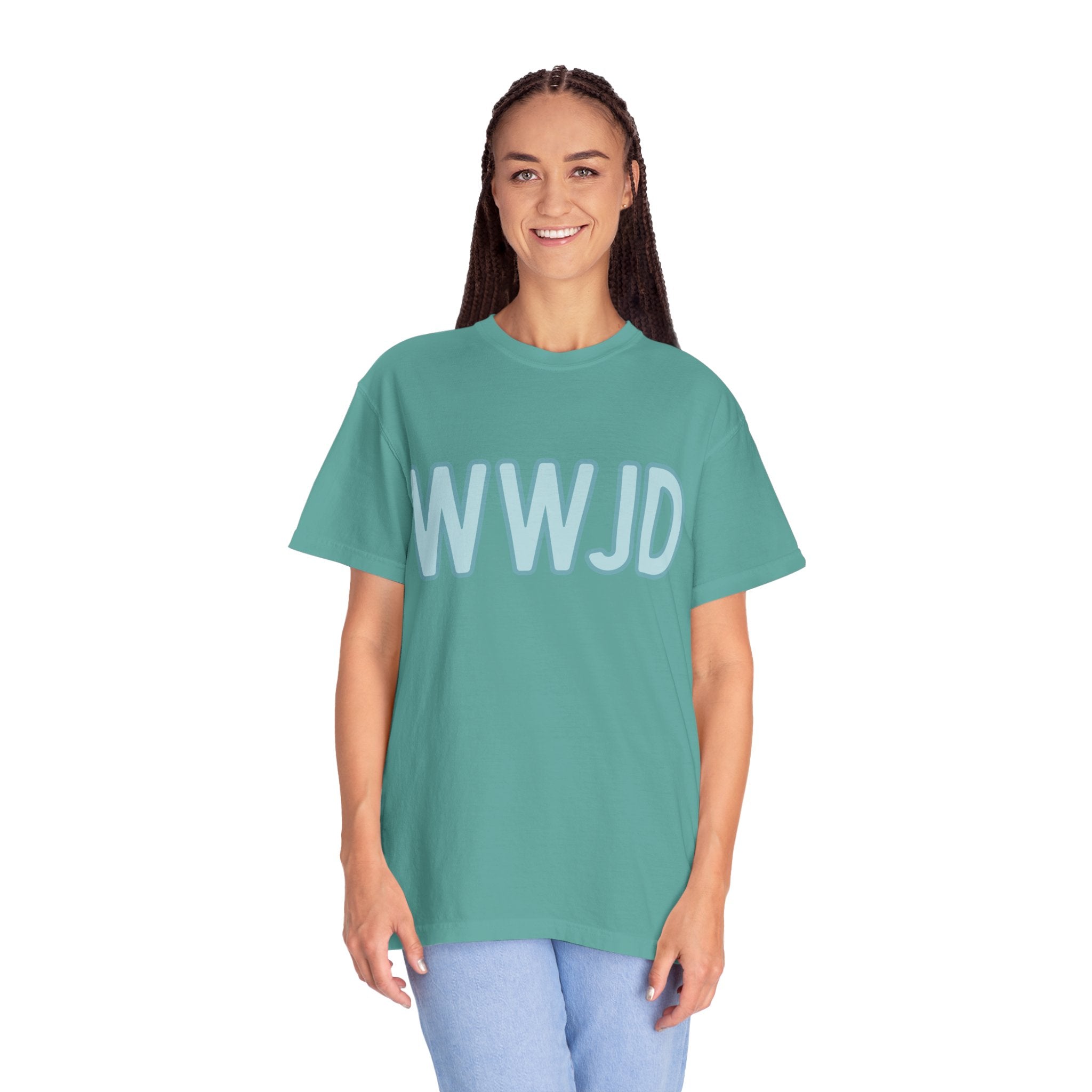 WWJD Unisex Garment-Dyed T-Shirt