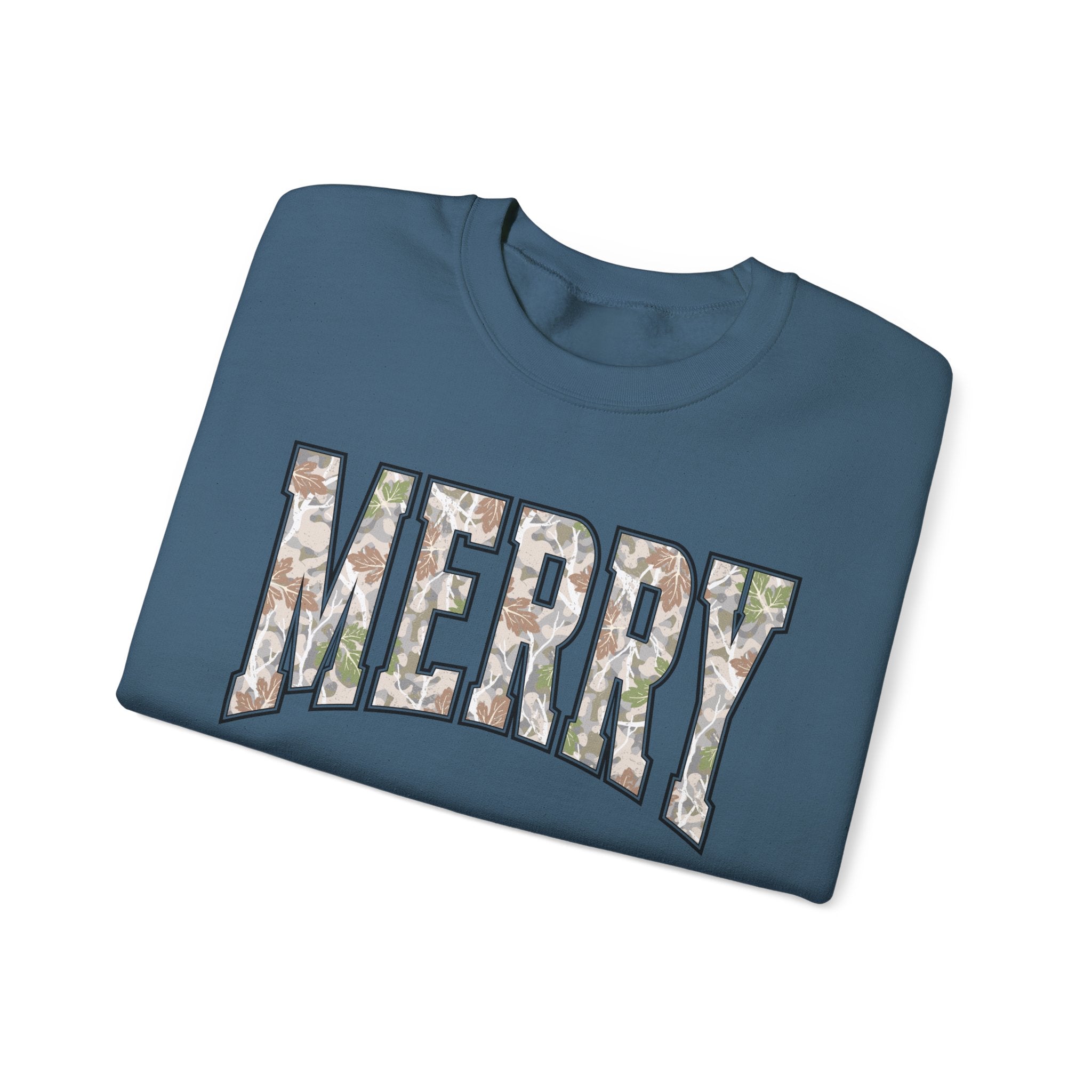 Merry Floral Crewneck Sweatshirt for the Holidays