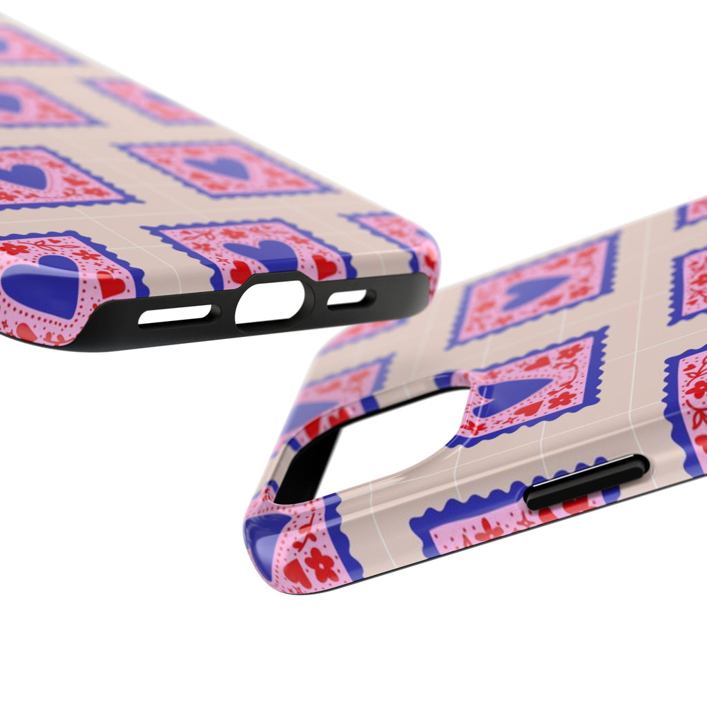 Heart Stamp Tough Phone Case