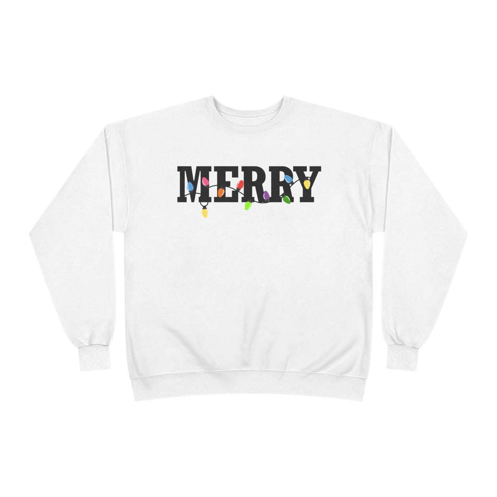 Merry Lights EcoSmart Crewneck Sweatshirt