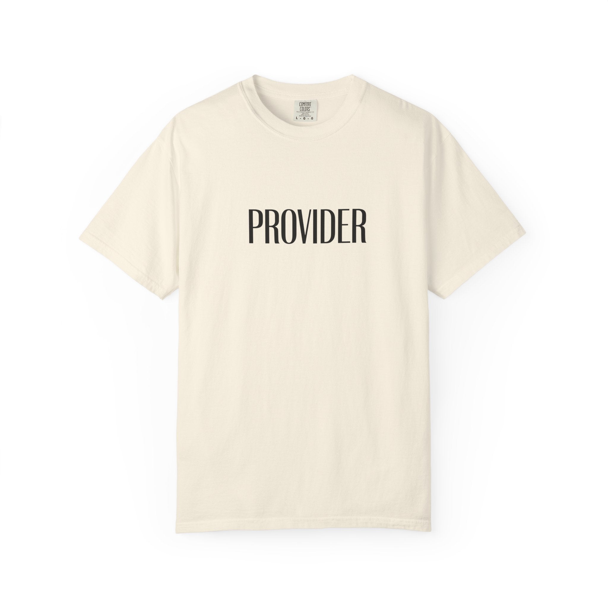 Provider Unisex Garment-Dyed T-shirt, Casual Tee