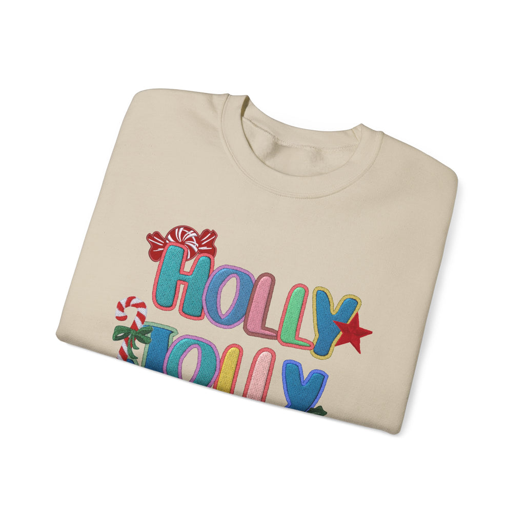 Holly Jolly Patch Holiday Sweatshirt