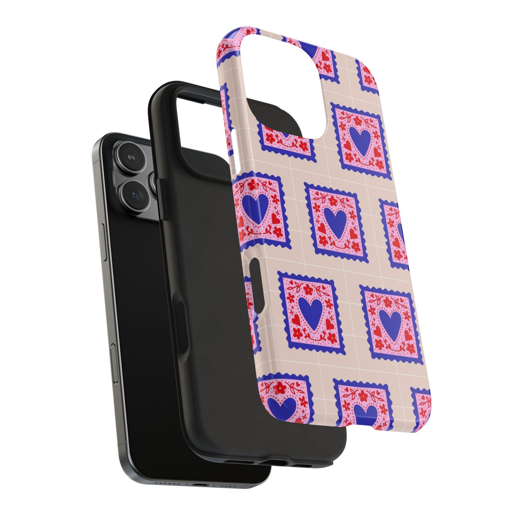 Heart Stamp Tough Phone Case