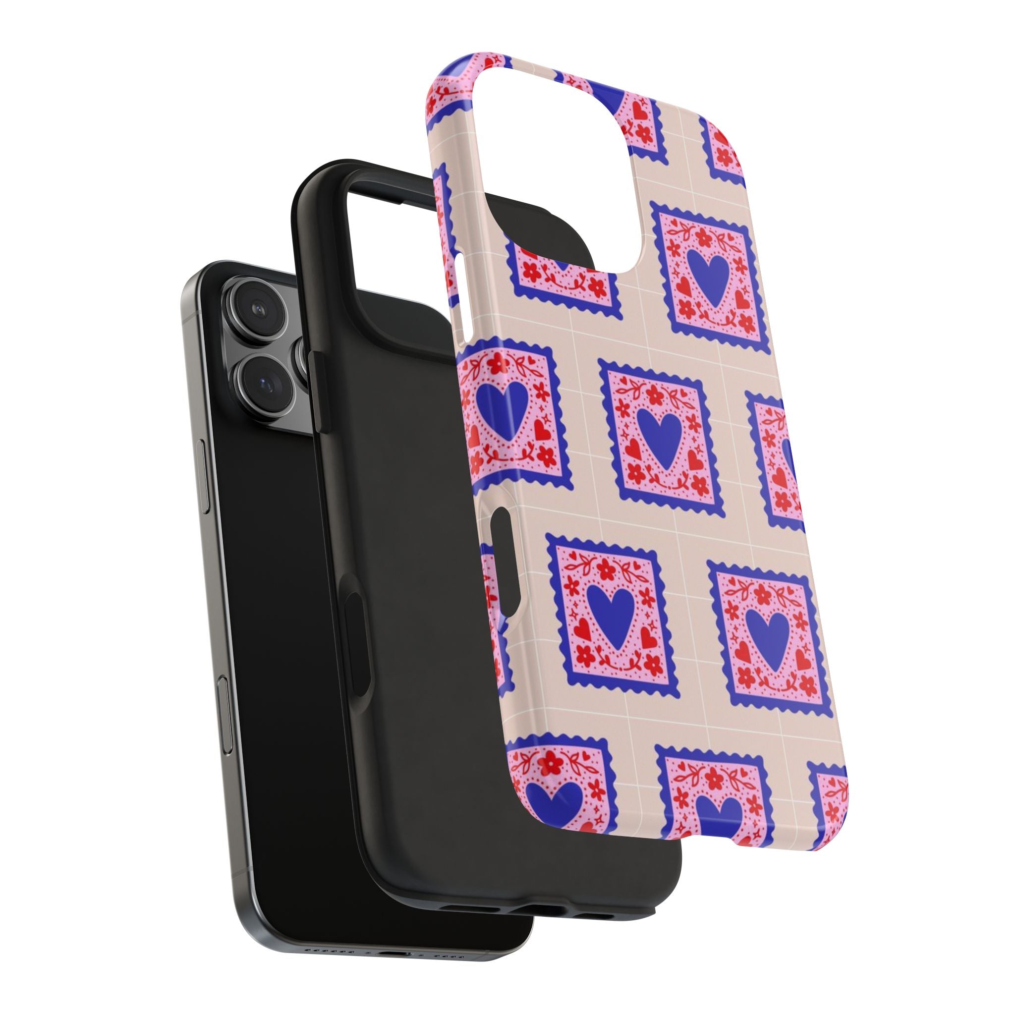 Heart Stamp Tough Phone Case