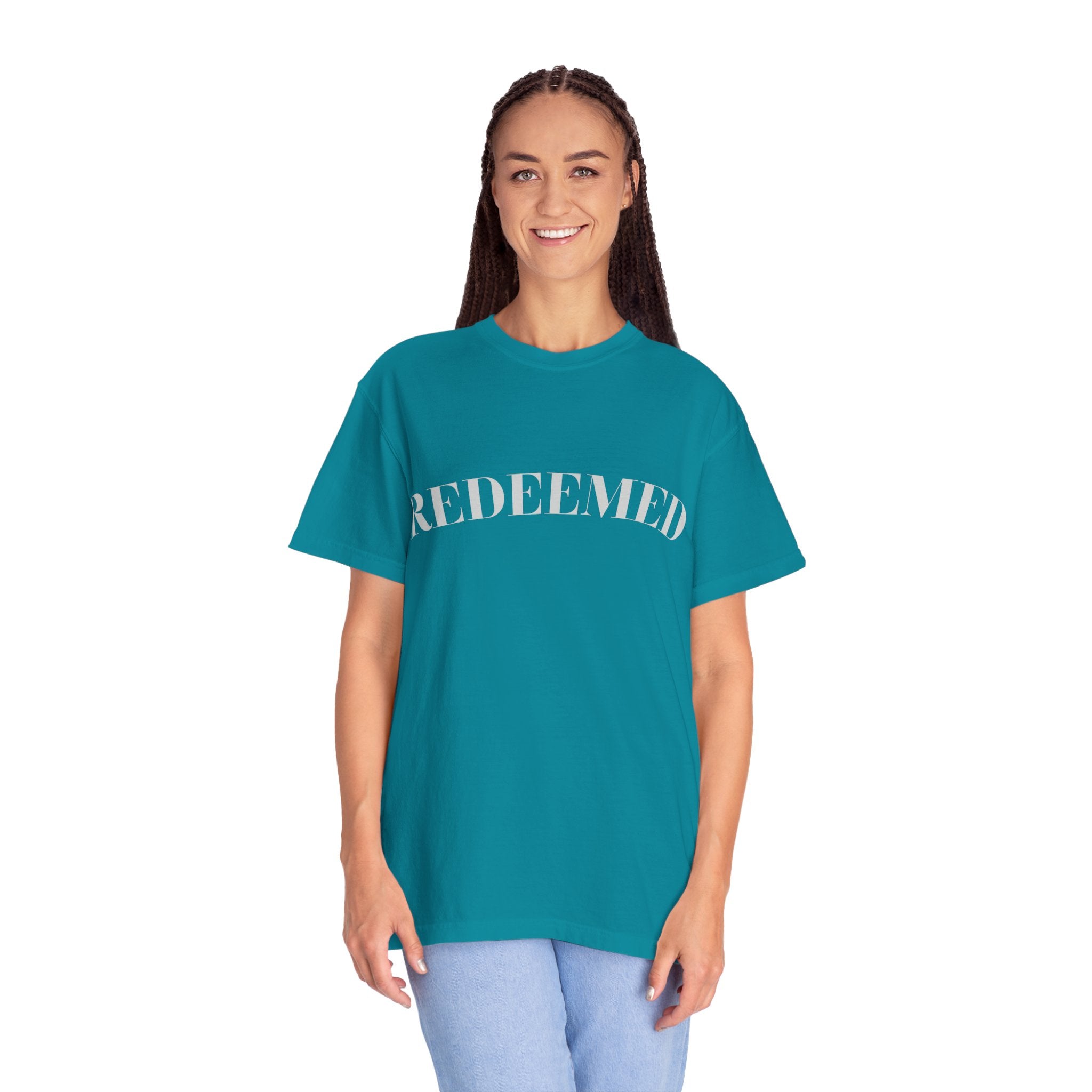 Redeemed Garment-Dyed T-Shirt, Christian Apparel
