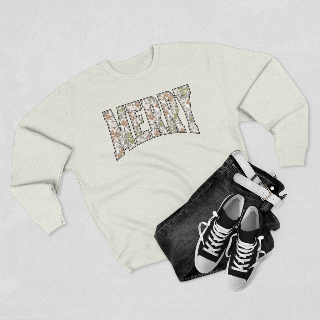 Merry Camo Unisex Crewneck Sweatshirt