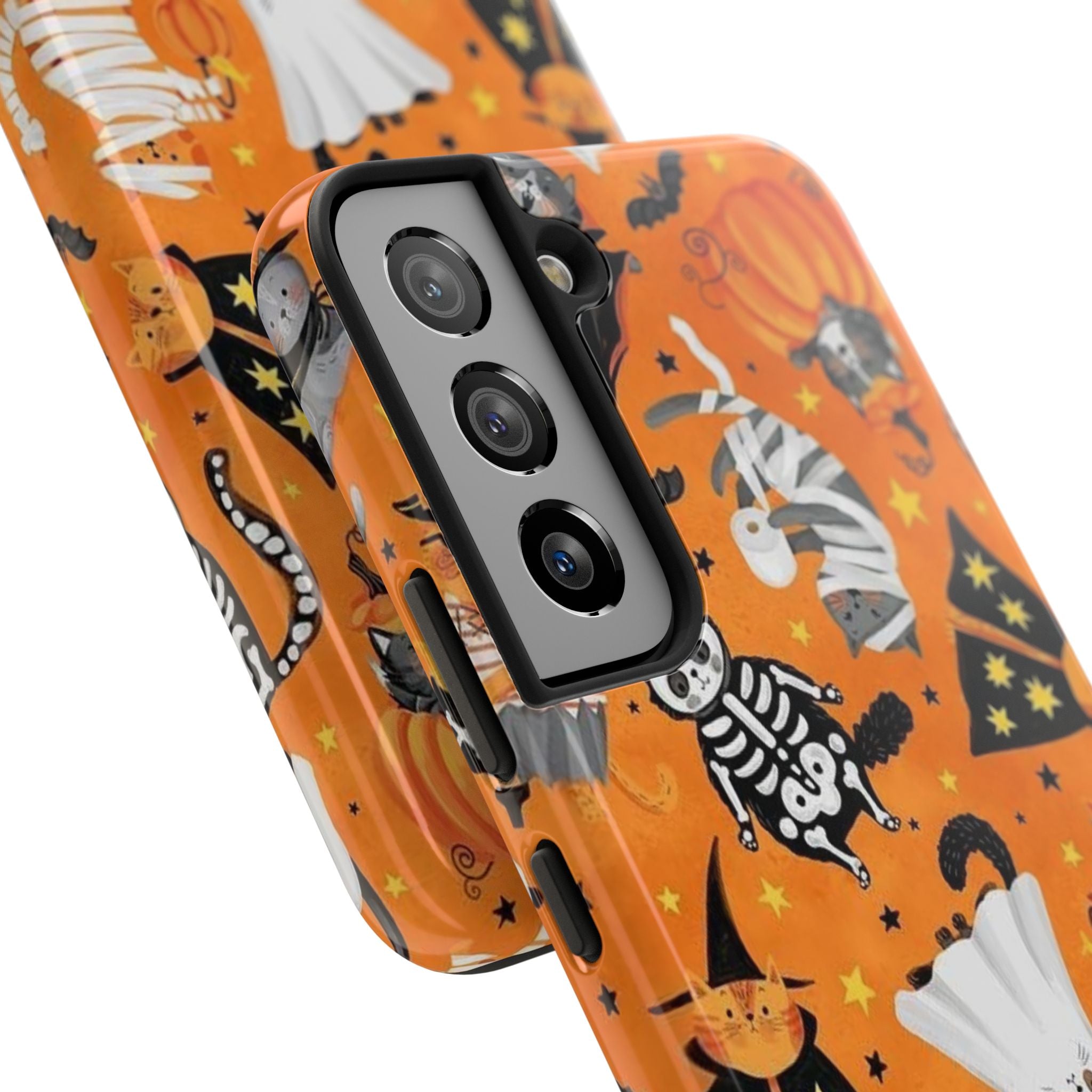 Spooky-Cat Halloween Tough Phone Case